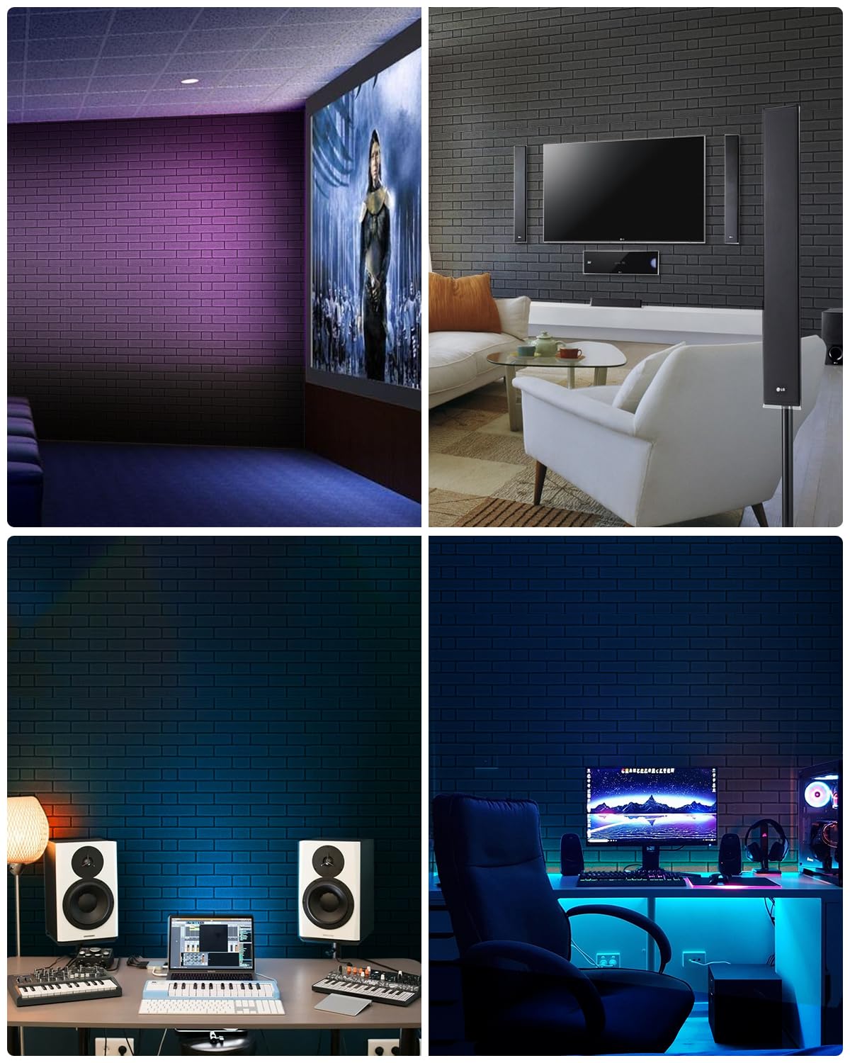 Kuchoow Soundproof Foam Panels for Echo Reduction