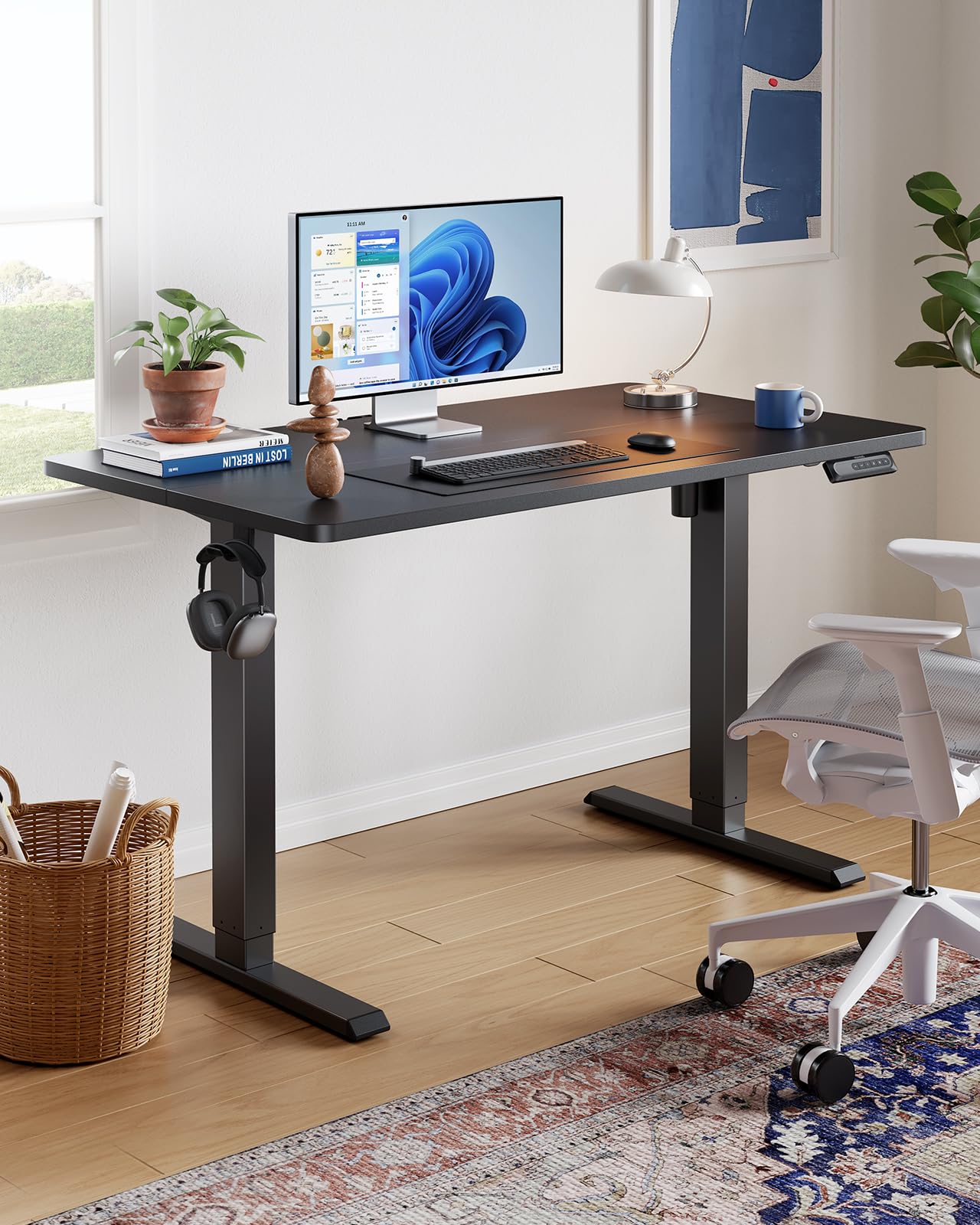 48" Adjustable Electric Standing Desk by HUANUO