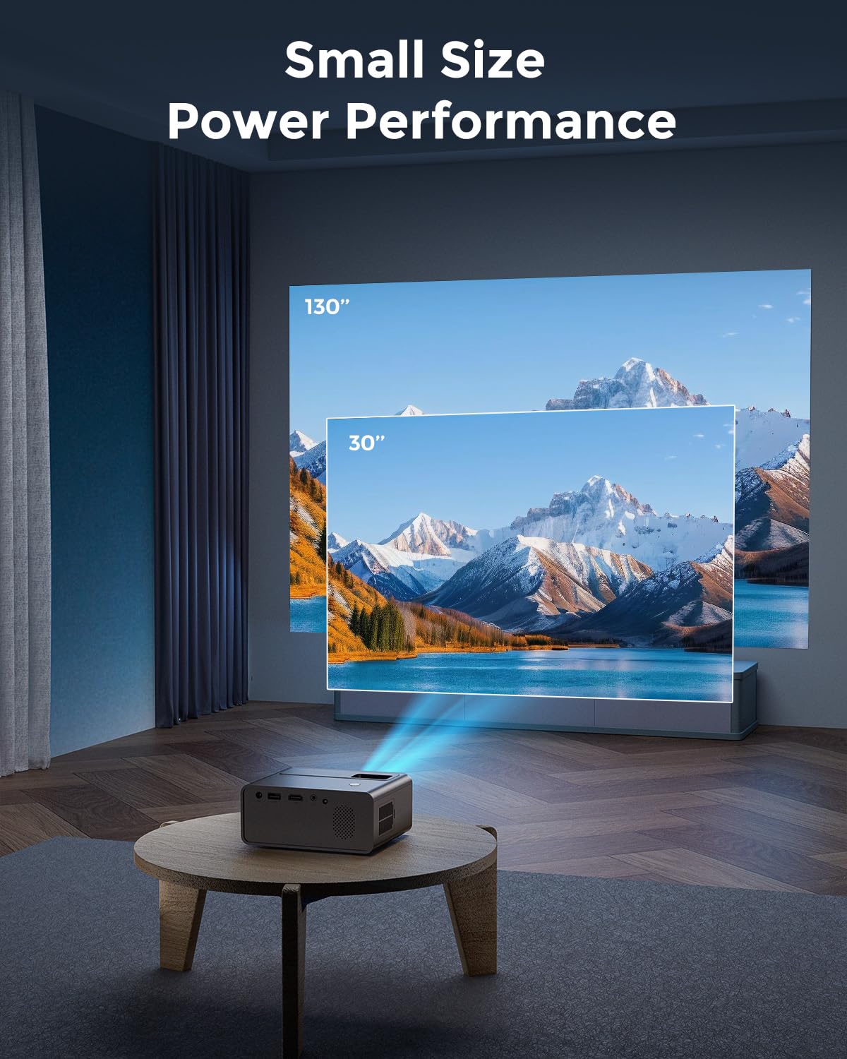 CiBest Mini 1080P Portable Video Projector