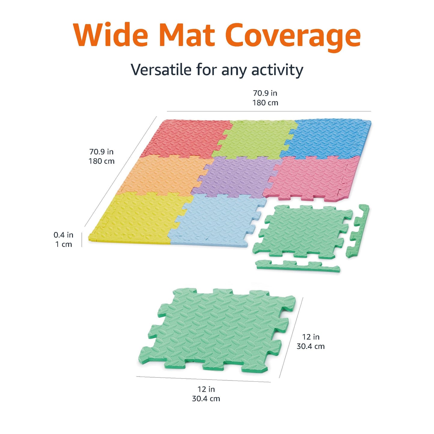 36 Pack Amazon Basics Kids Puzzle Play Mat