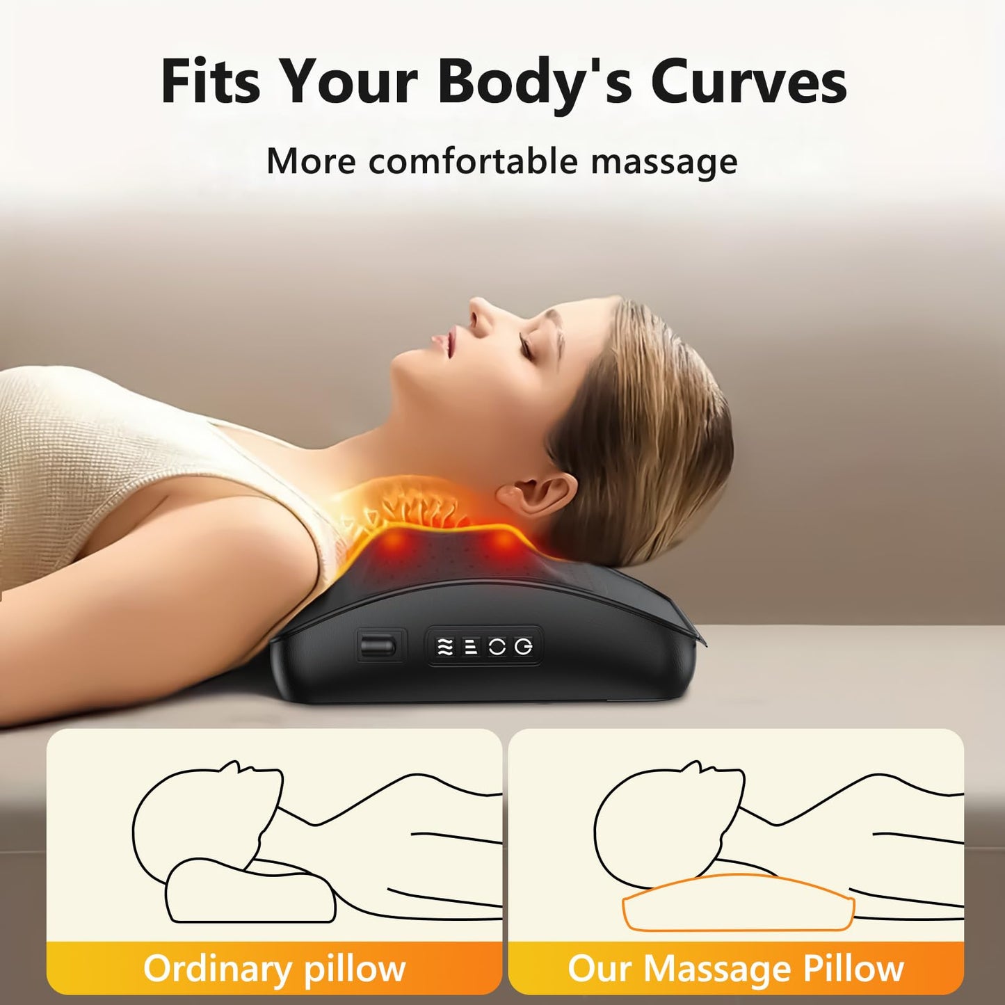 Shiatsu Back Massager with Heat by iKristin