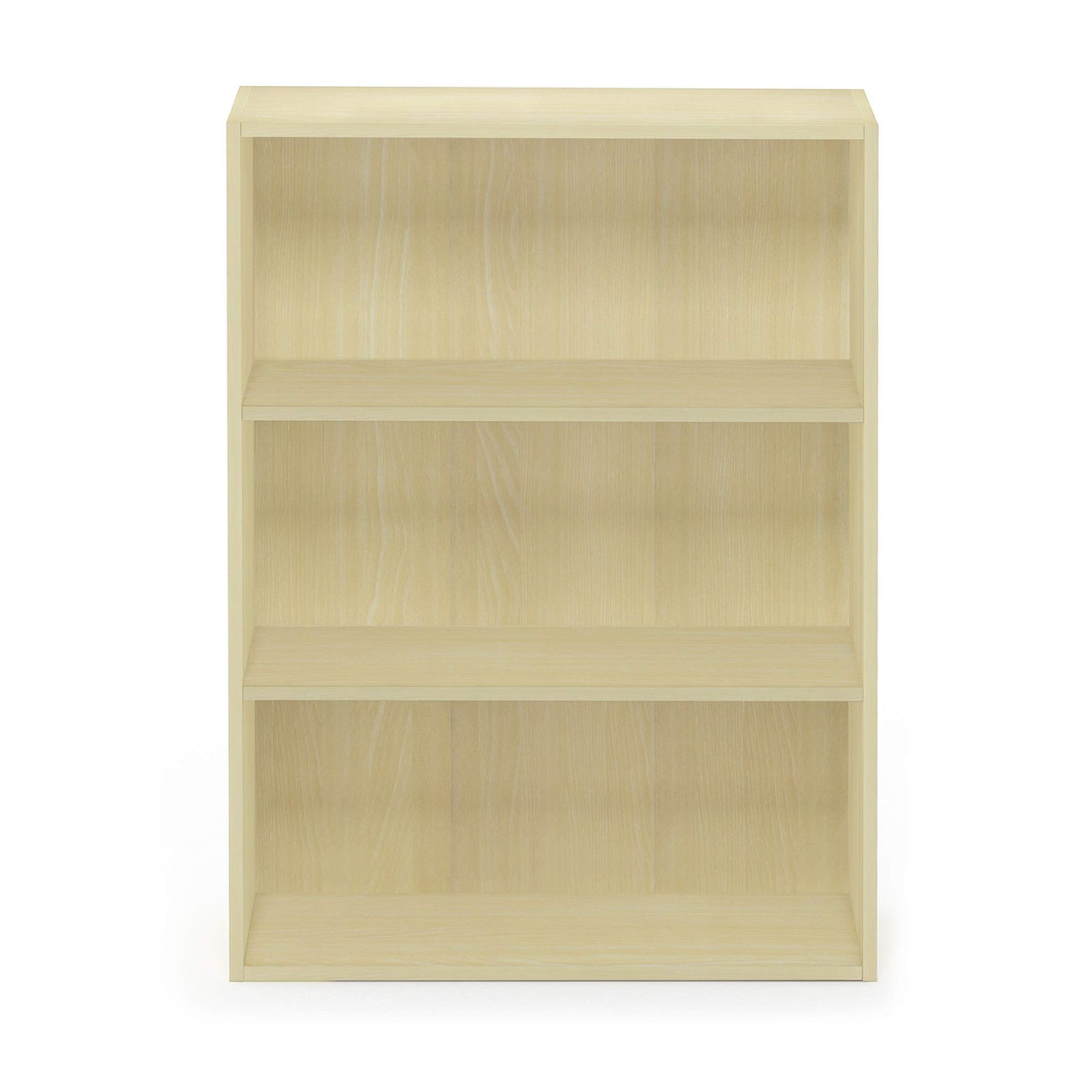 Furinno 3-Tier Open Shelf Bookcase in Maple