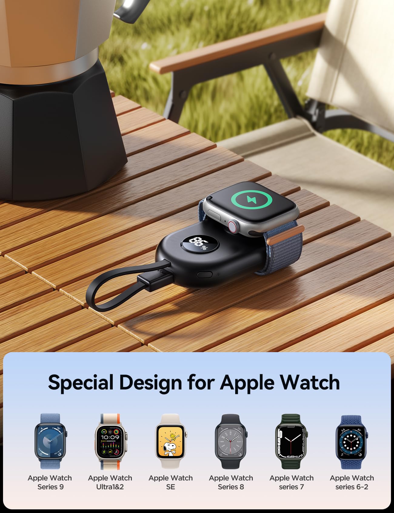 JOYROOM Portable Charger for Apple Watch 2500mAh
