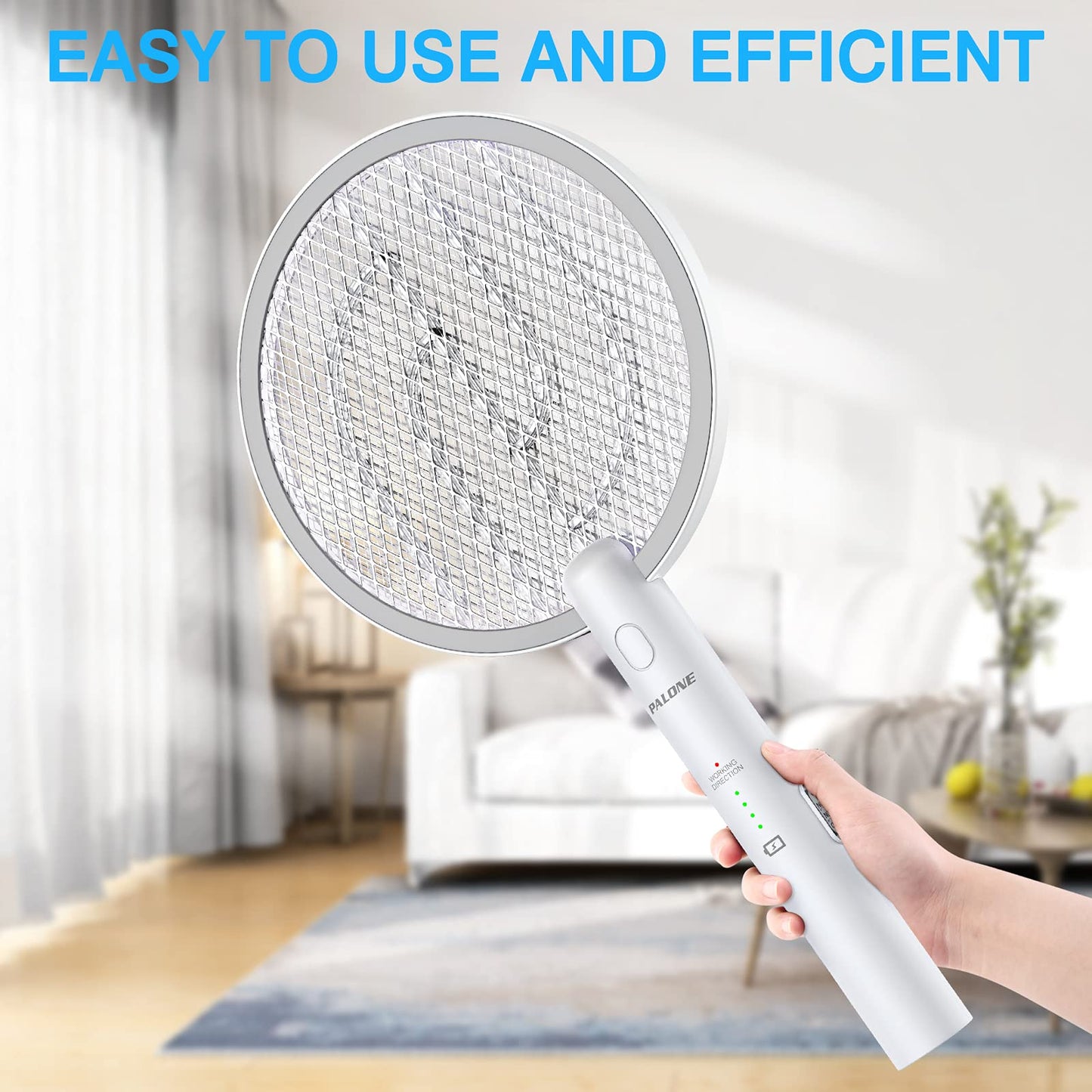 2 Pack PALONE Electric Fly Swatter Bug Zapper
