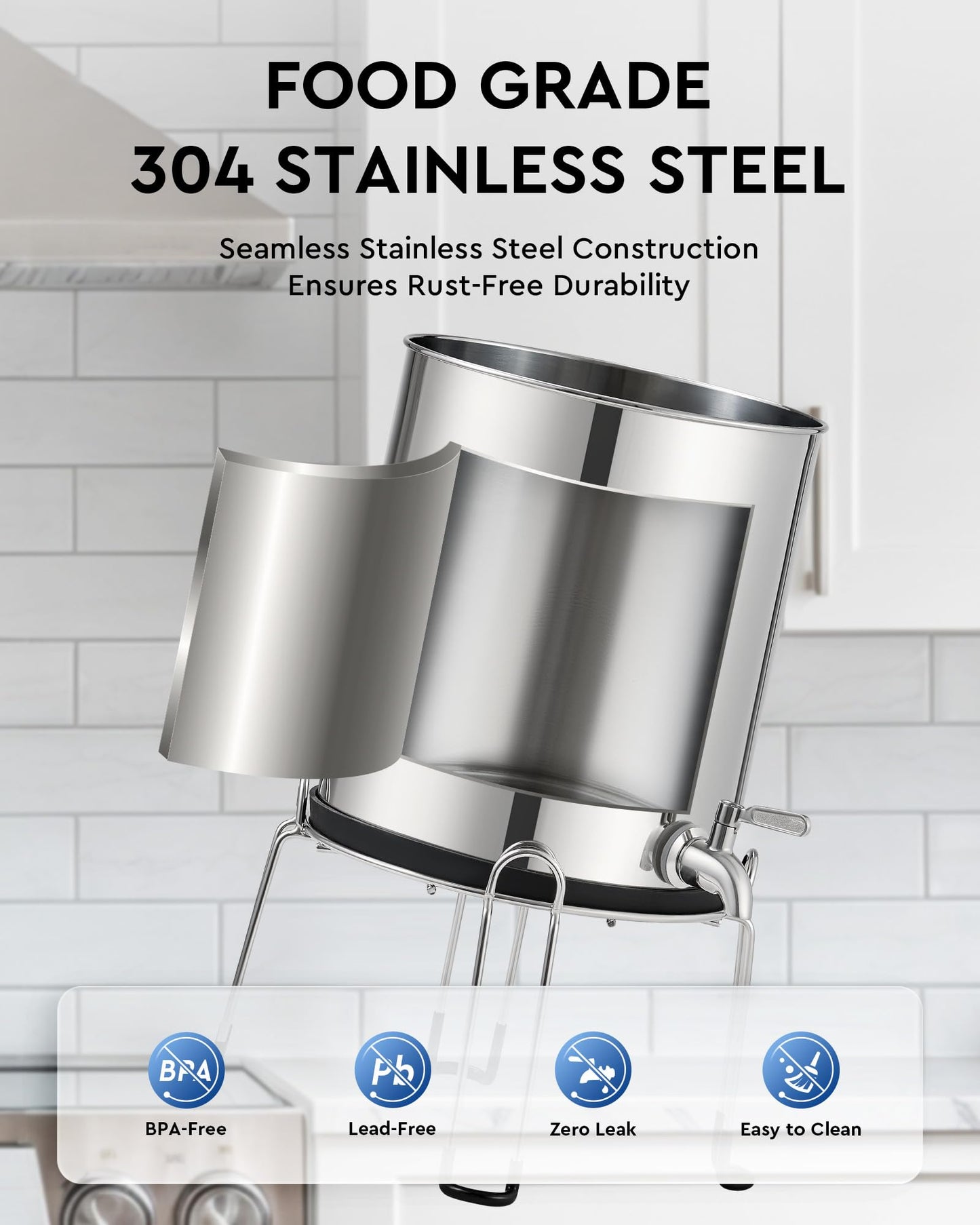 CO-Z 2.25 Gal Stainless Steel Water Filter System
