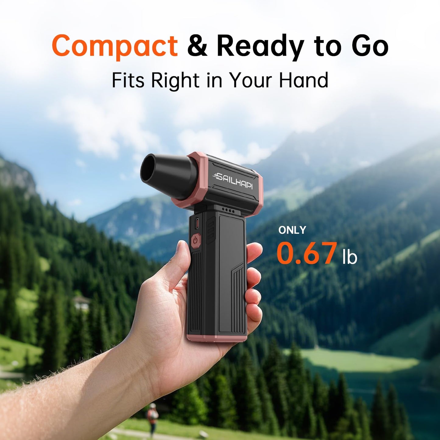 Cordless Electric Air Duster for PC & Car