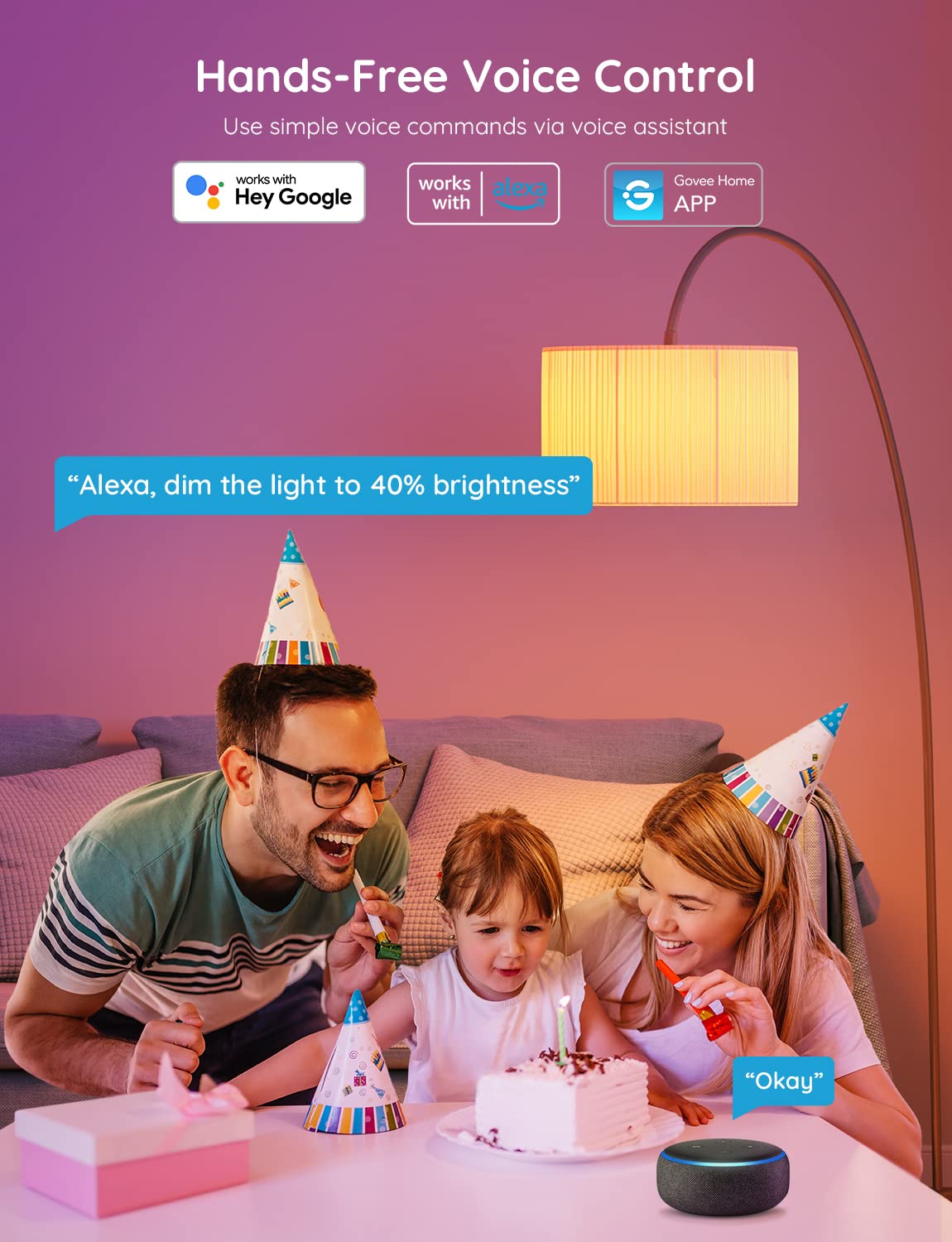 Govee Smart Color Changing LED Light Bulbs