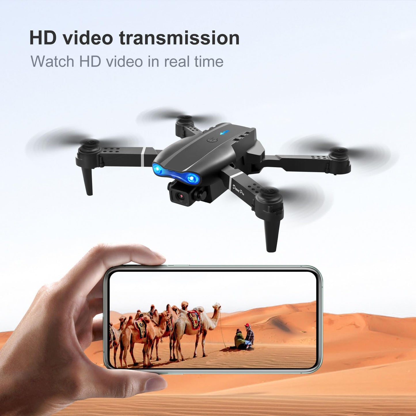 4K Dual HD Camera FPV Drone by THOAML