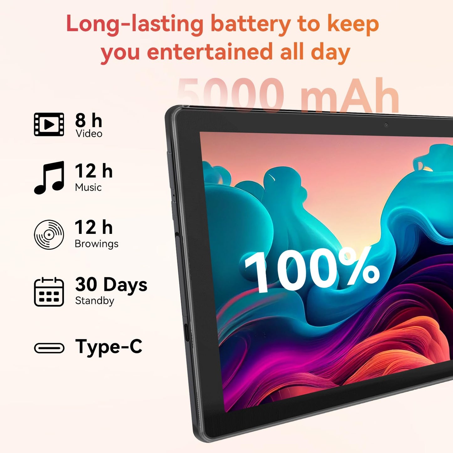 10.1" Android Tablet with Octa-core Processor