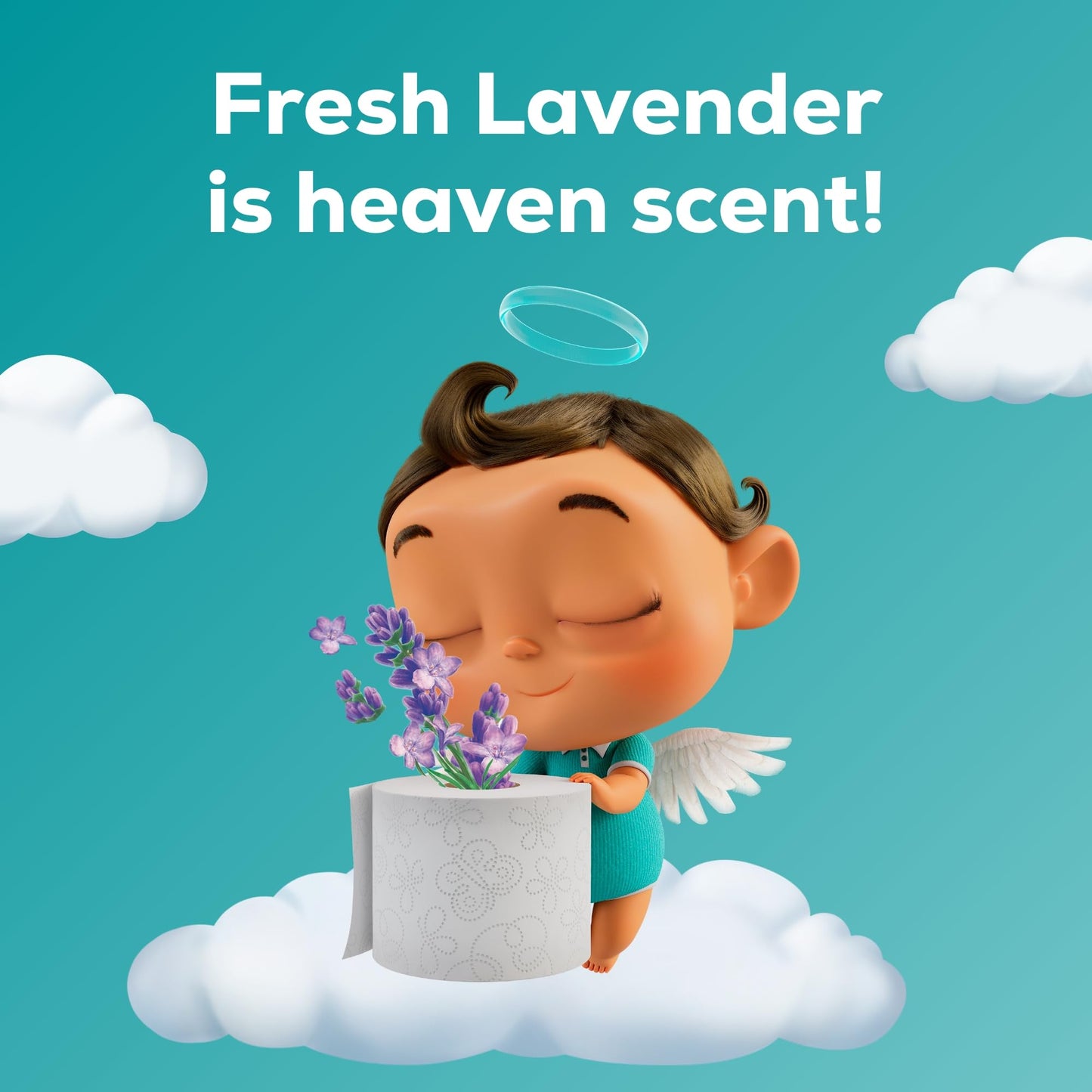 Angel Soft Lavender Scented Toilet Paper, 8 Mega Rolls