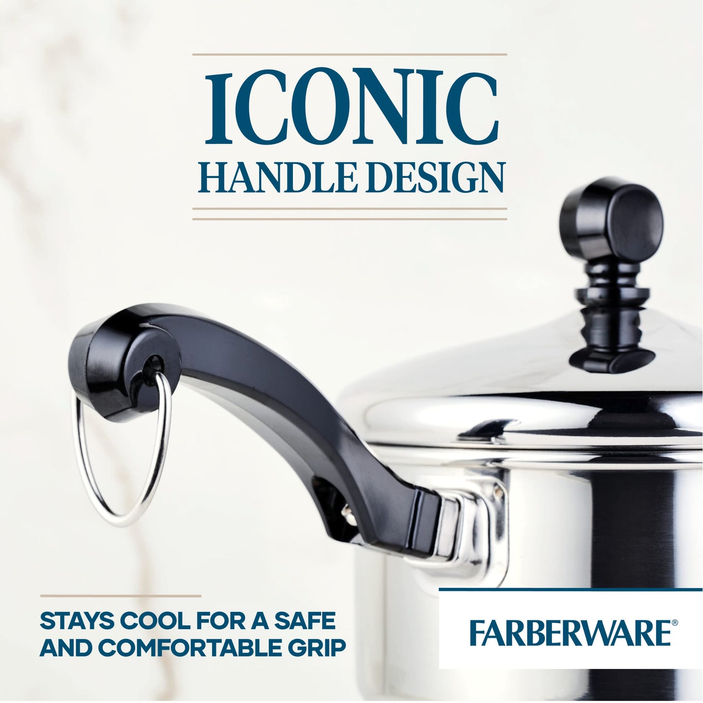 1 Quart Farberware Stainless Steel Sauce Pan with Lid