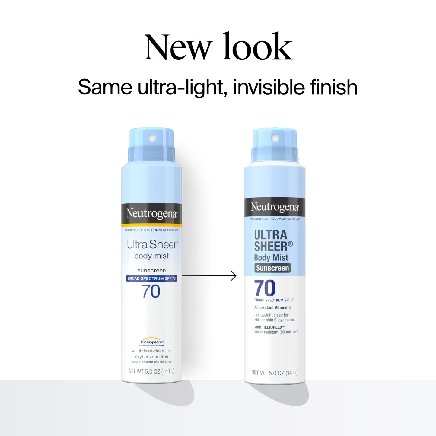 Neutrogena SPF 70 Sunscreen Spray, 5 oz Pack of 3