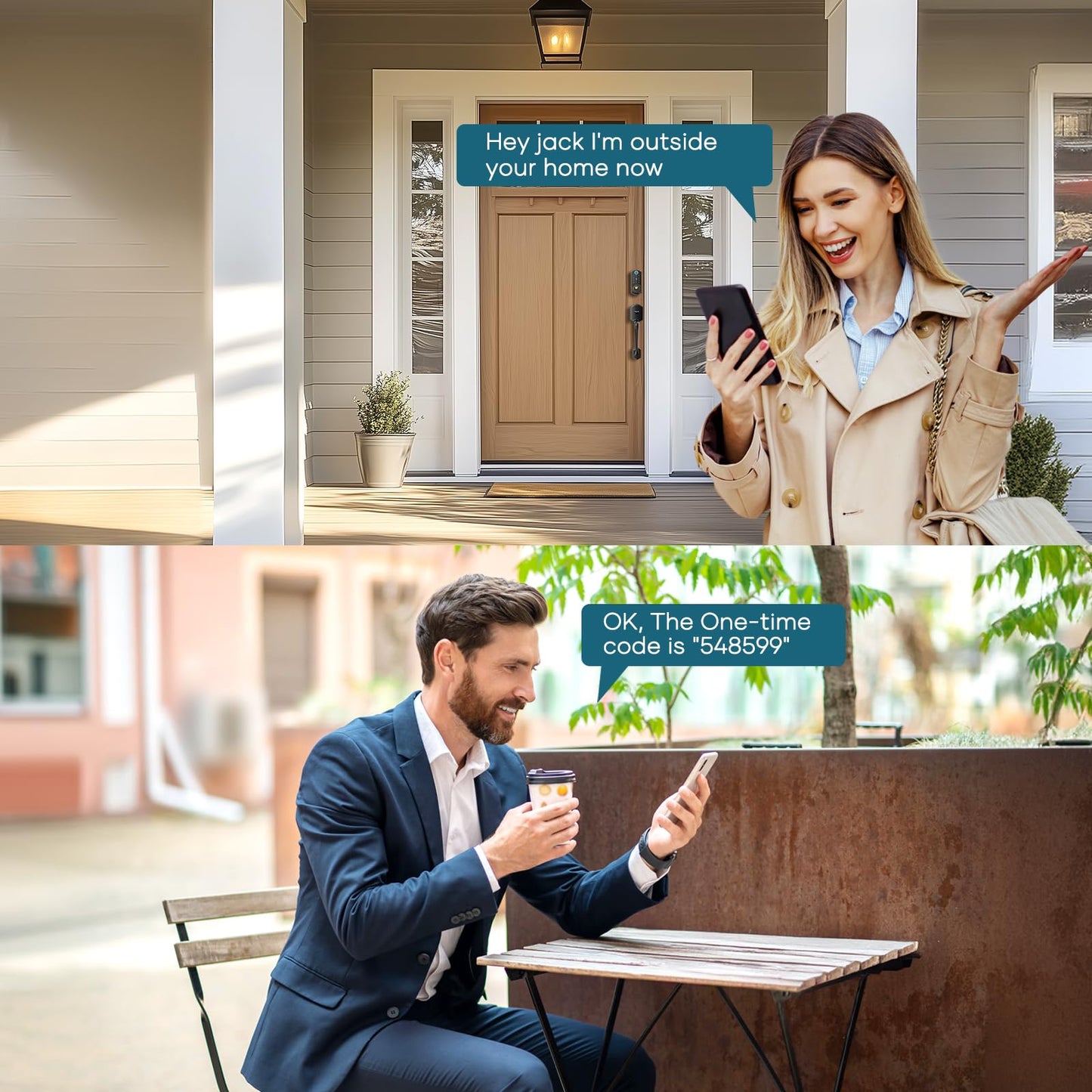 SMONET Smart Lock with Fingerprint & Bluetooth