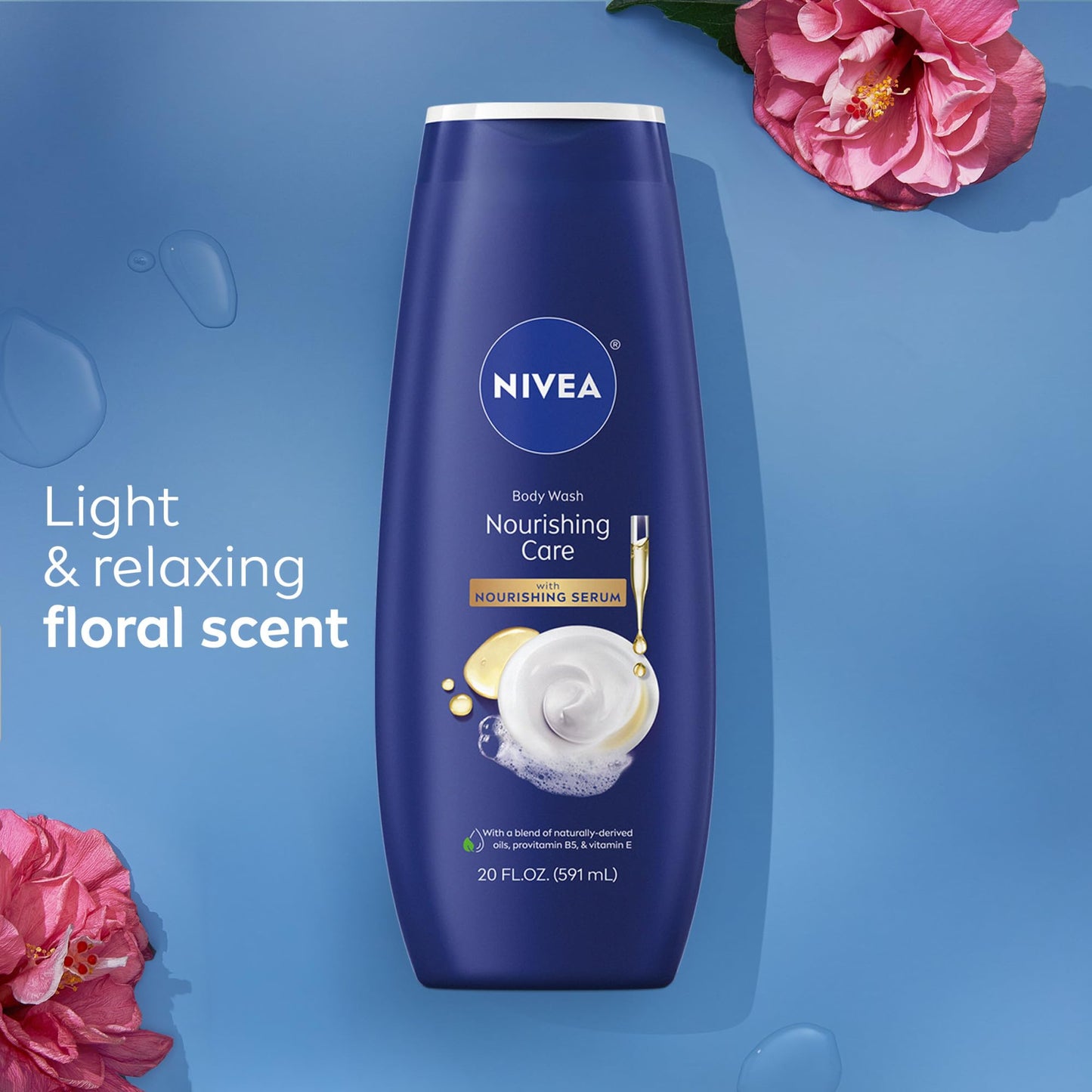 6 Pack NIVEA Nourishing Body Wash with Vitamins