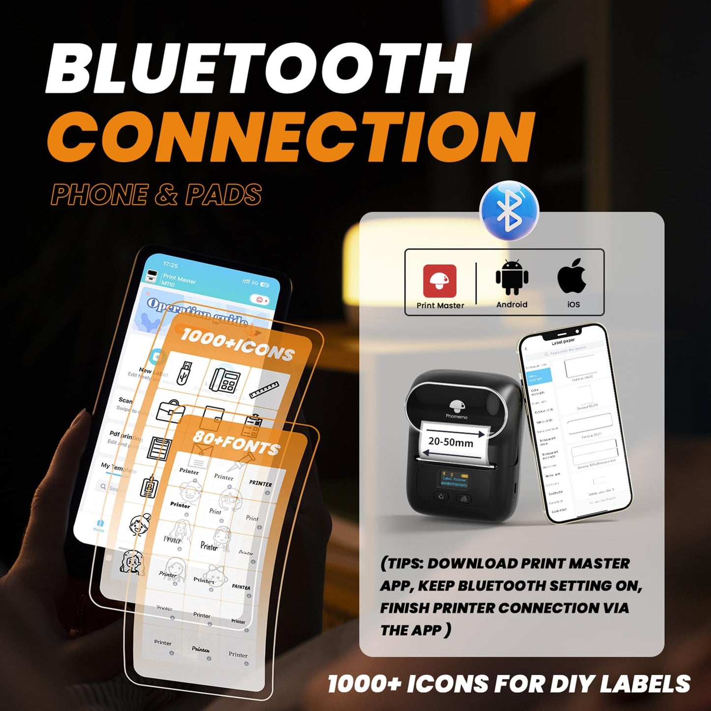Phomemo M110 Bluetooth Label Maker for Small Business