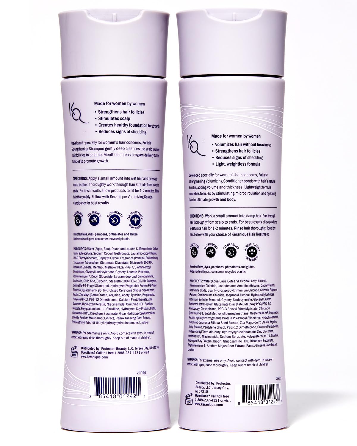 Keranique Volumizing Shampoo & Conditioner Set
