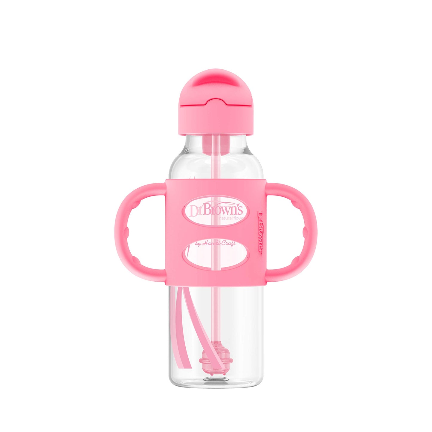 Dr. Brown's Spill-Proof Sippy Straw Bottle 8 oz