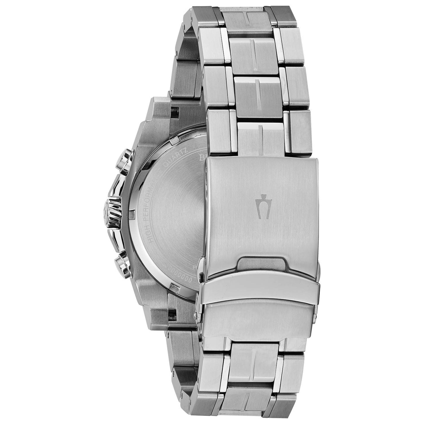 Bulova Men's 8-Hand Chronograph Watch with Blue Accents