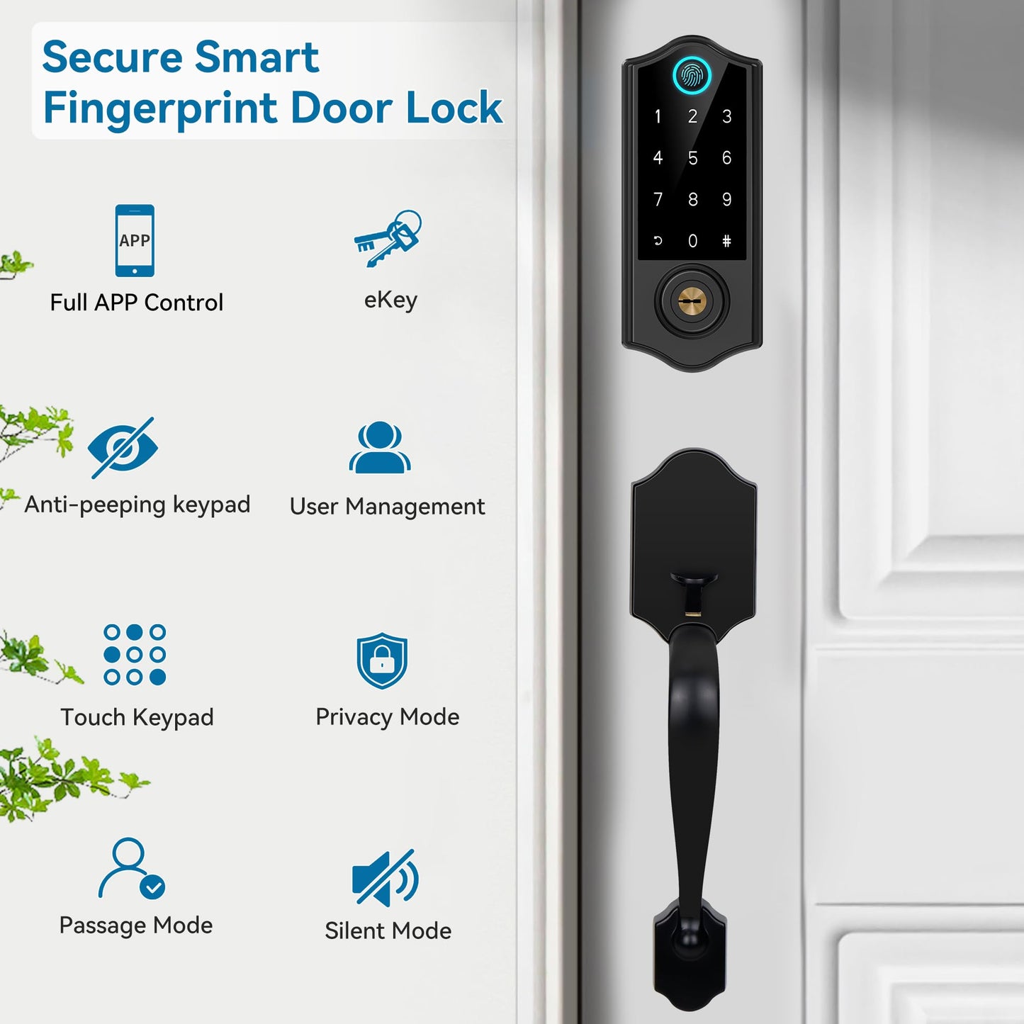 HARFO Keyless Fingerprint Smart Door Lock