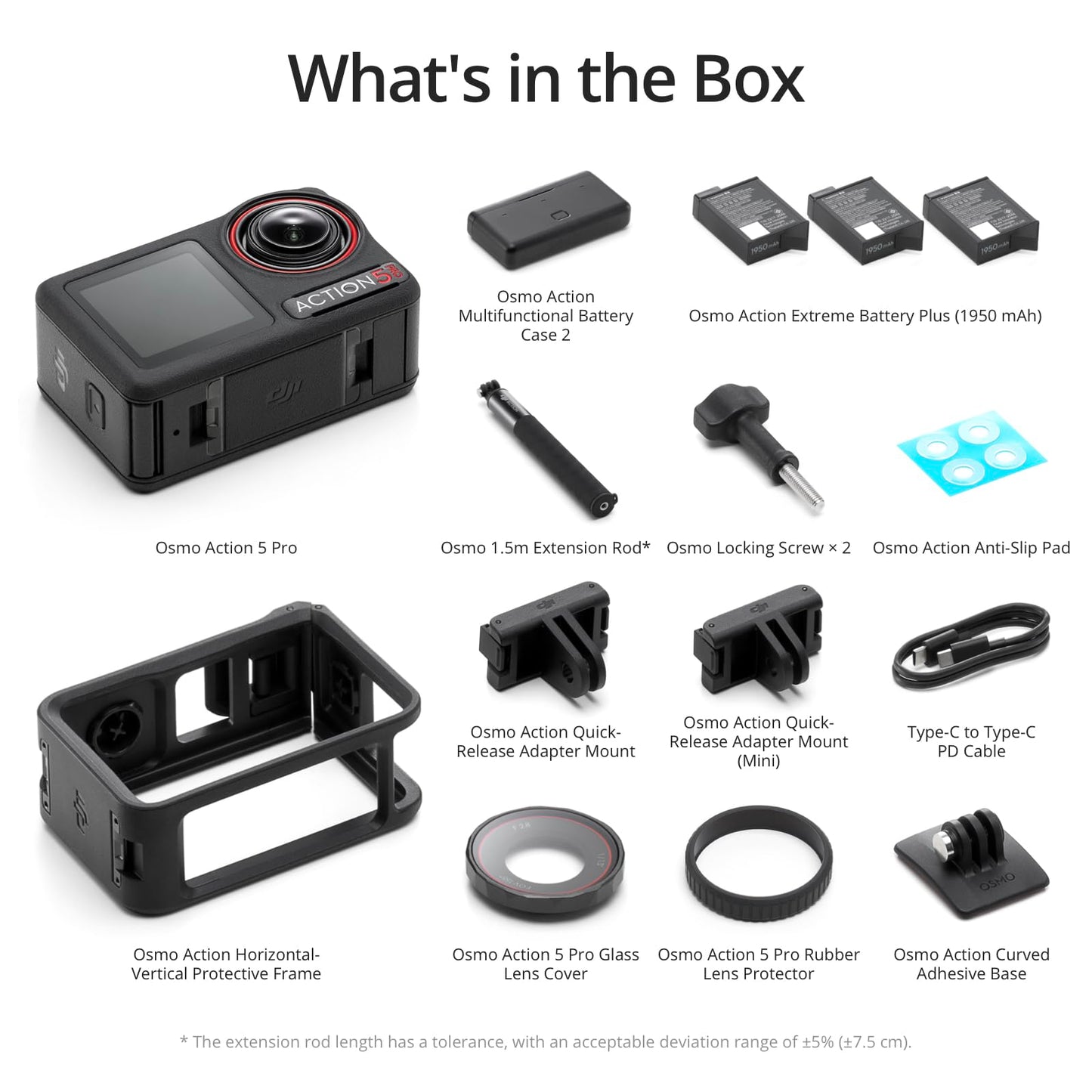 DJI Osmo Action 5 Pro 4K Camera Bundle