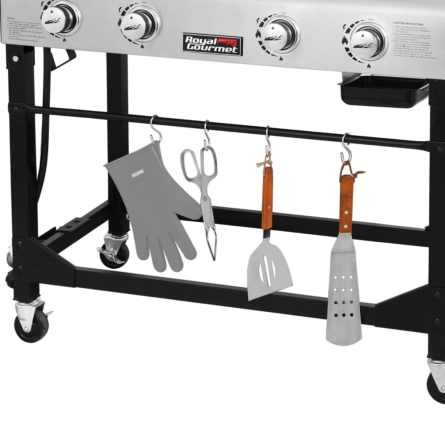 Royal Gourmet Portable Propane Grill and Griddle Combo