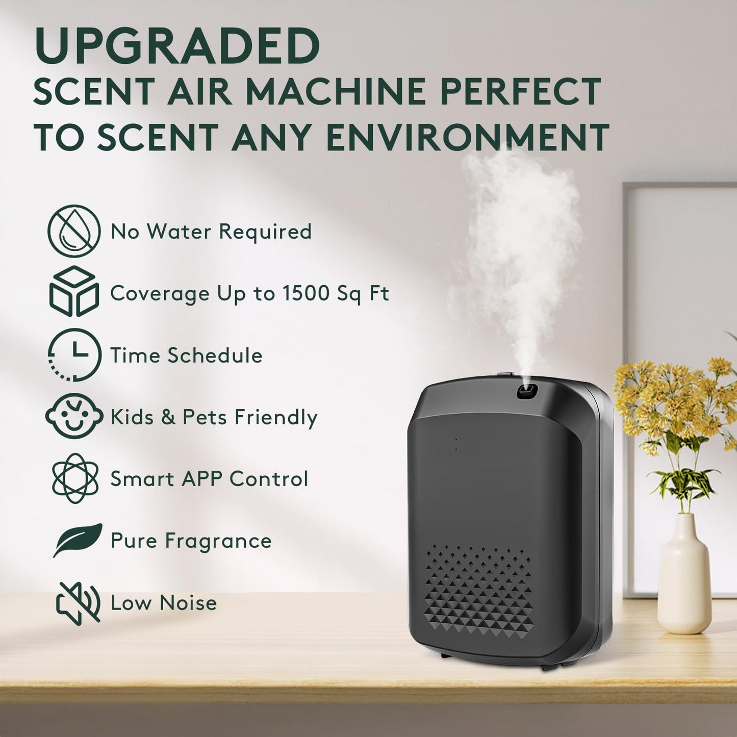Smart Bluetooth Air Diffuser for Home & Office