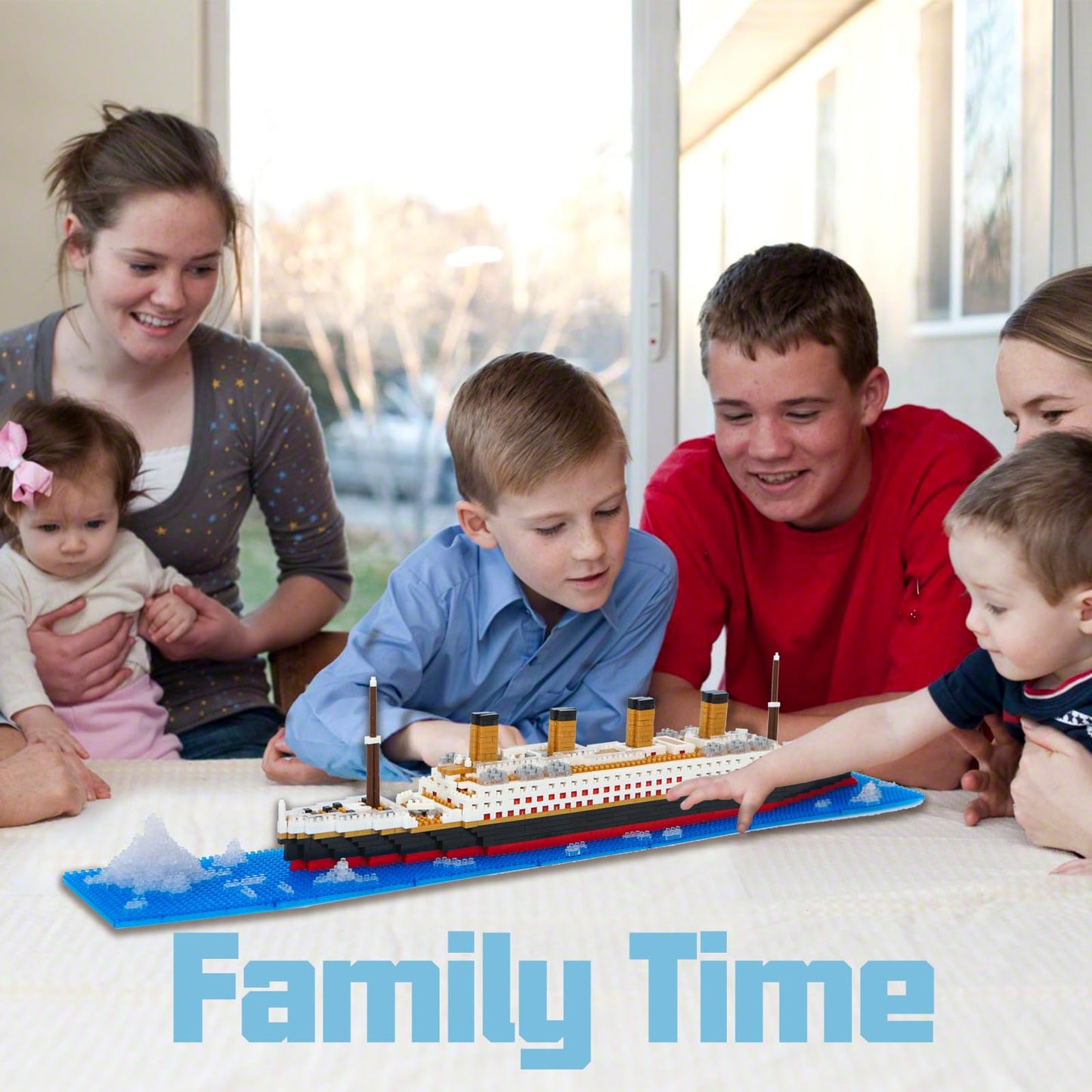 COLAYERIST Titanic Model Mini Building Blocks Set 1878pcs Mini Bricks 3D Puzzle DIY Educational Titanic Toys Gifts for Adults and Kids