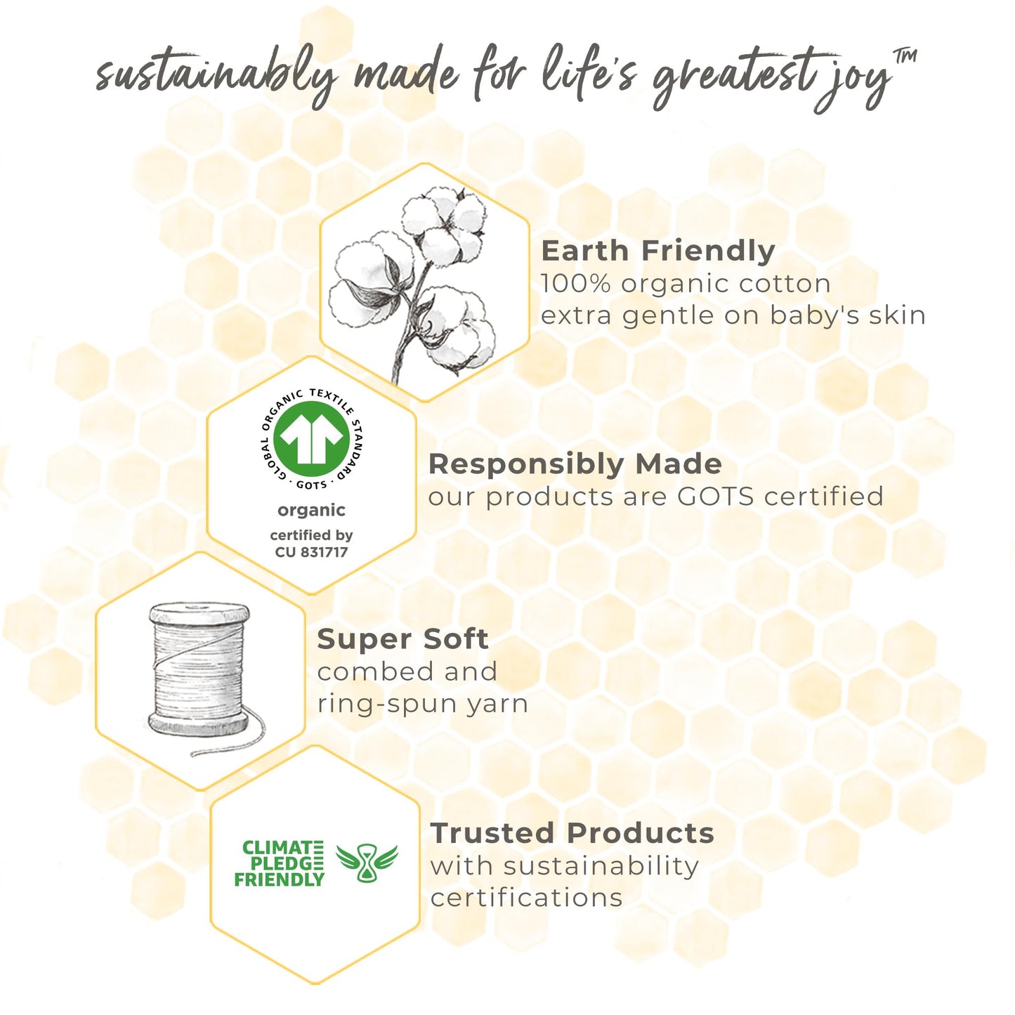 Burt's Bees Baby Organic Cotton Hooded Towels 2-Pack