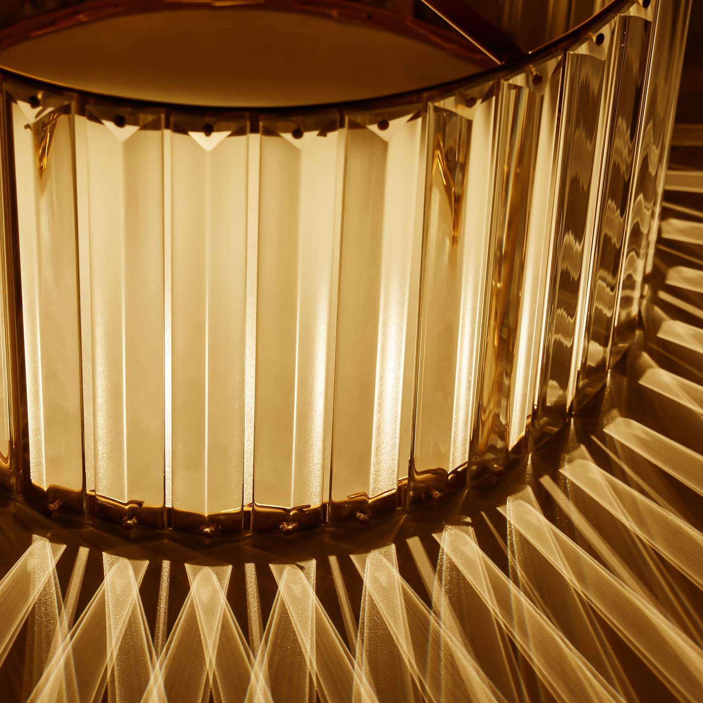 Modern Gold Semi Flush Mount Ceiling Light