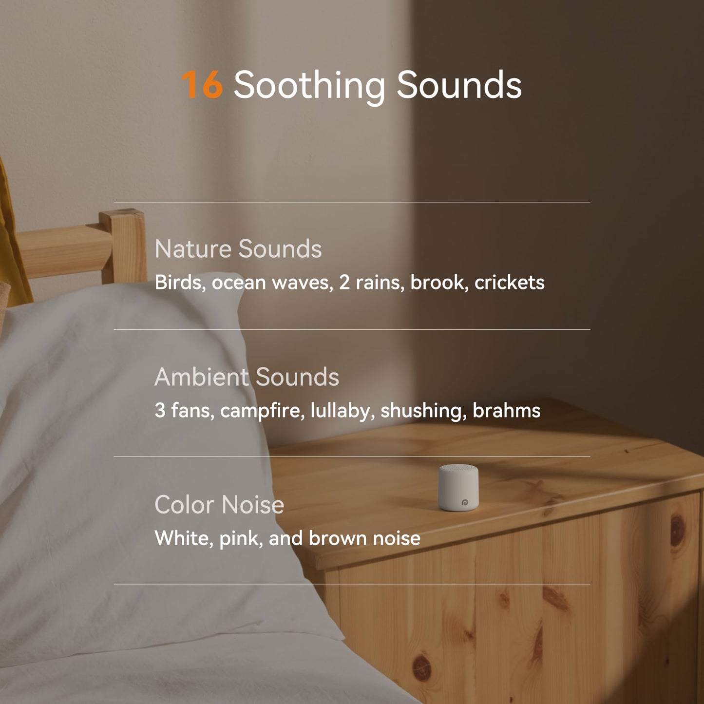 Dreamegg Portable White Noise Machine for Sleep