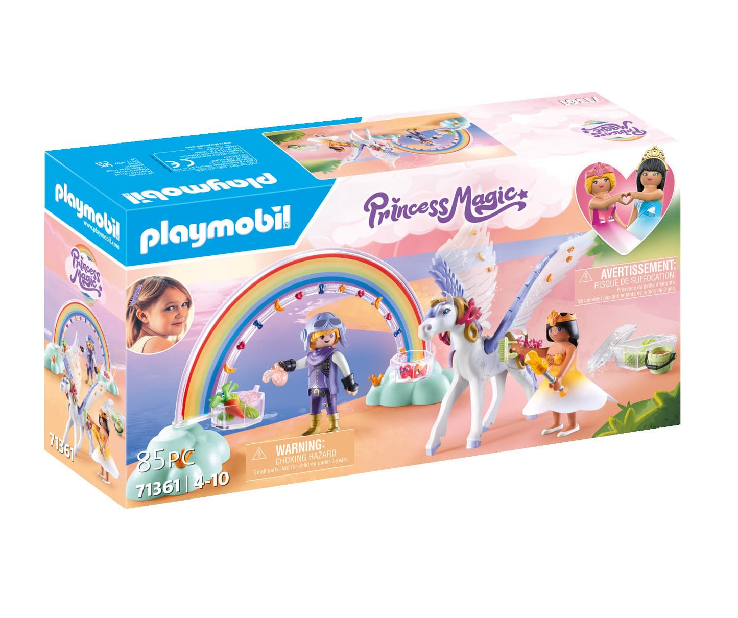 Playmobil Pegasus with Rainbow Clouds Toy
