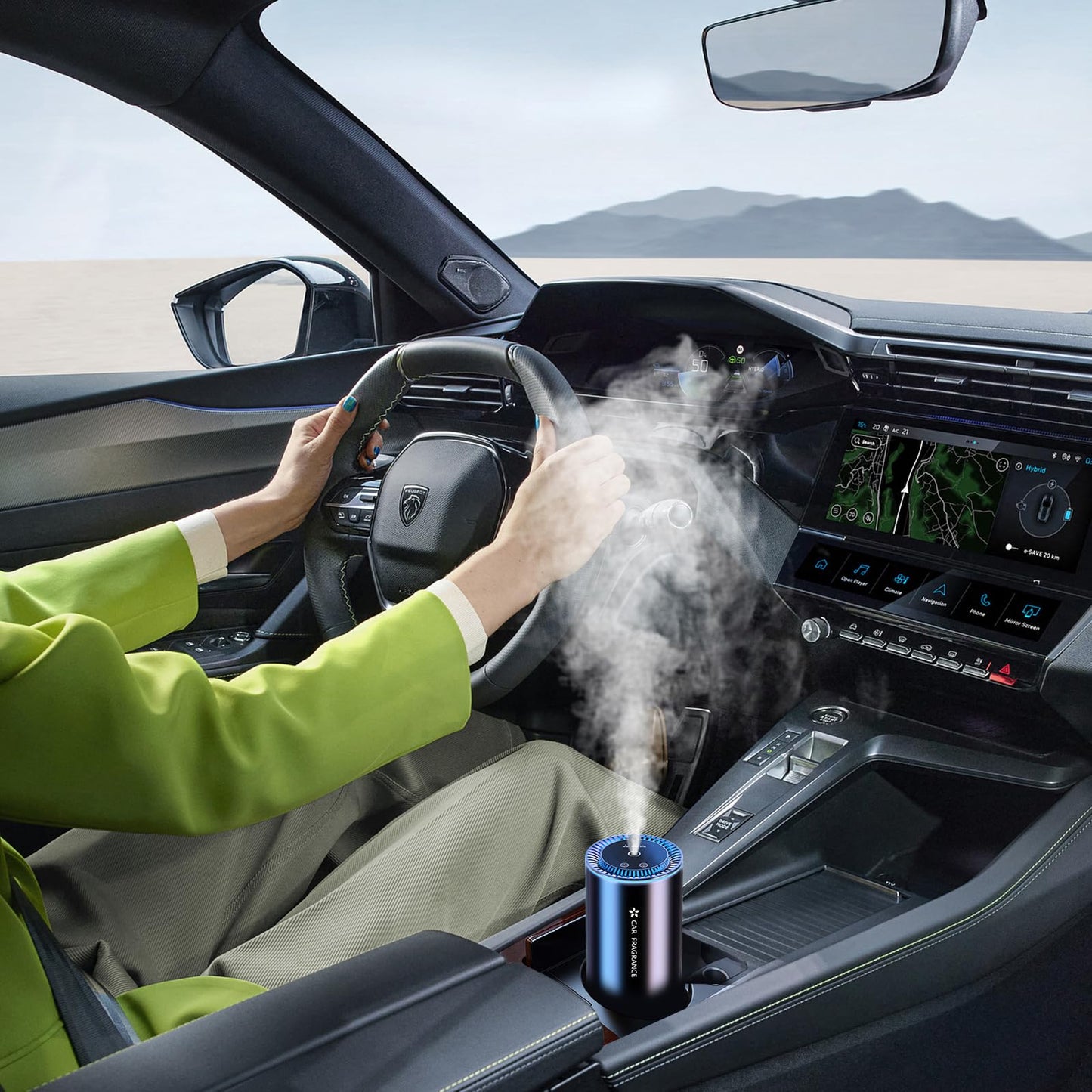 Smart Car Aroma Diffuser with Starry Projection