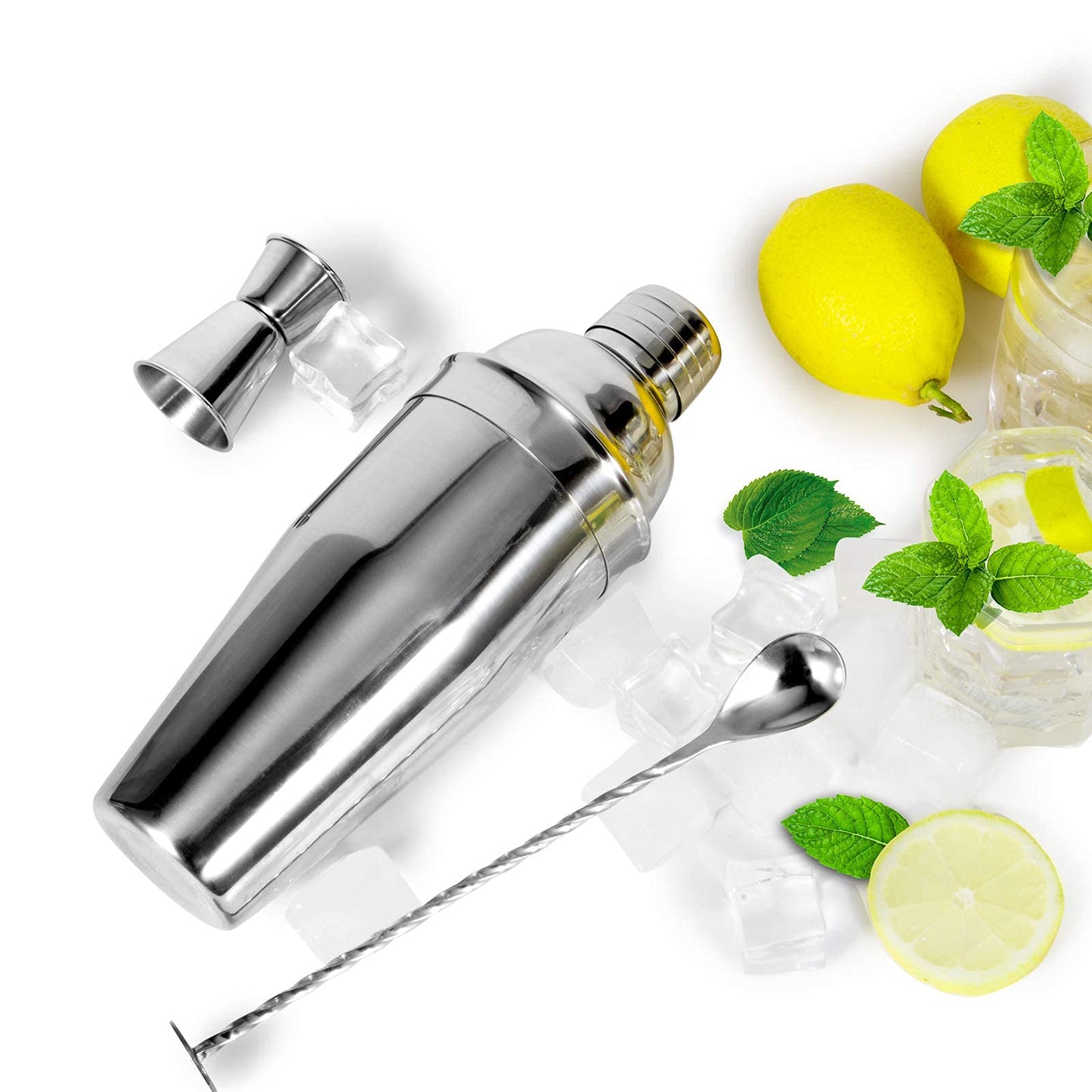 24oz Stainless Steel Cocktail Shaker Set