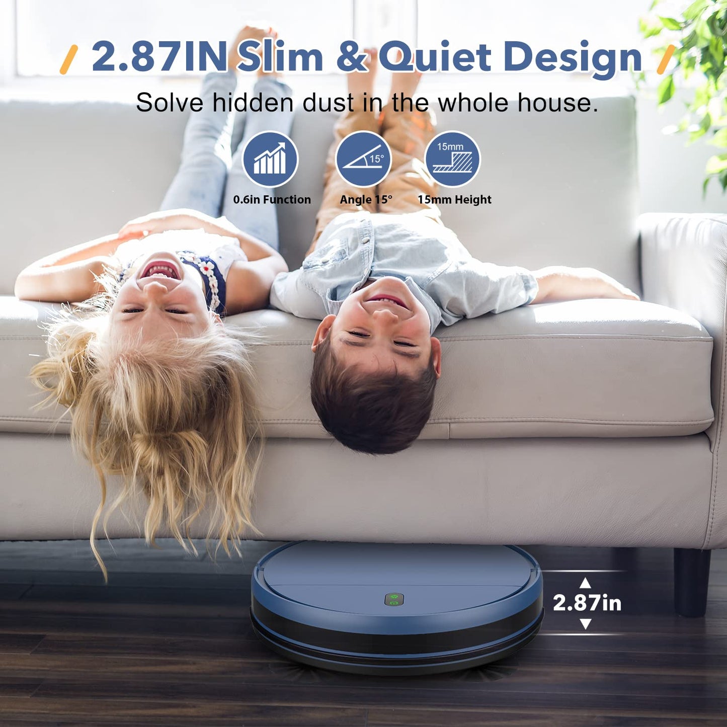 UMMUND 2-in-1 Robot Vacuum and Mop Cleaner