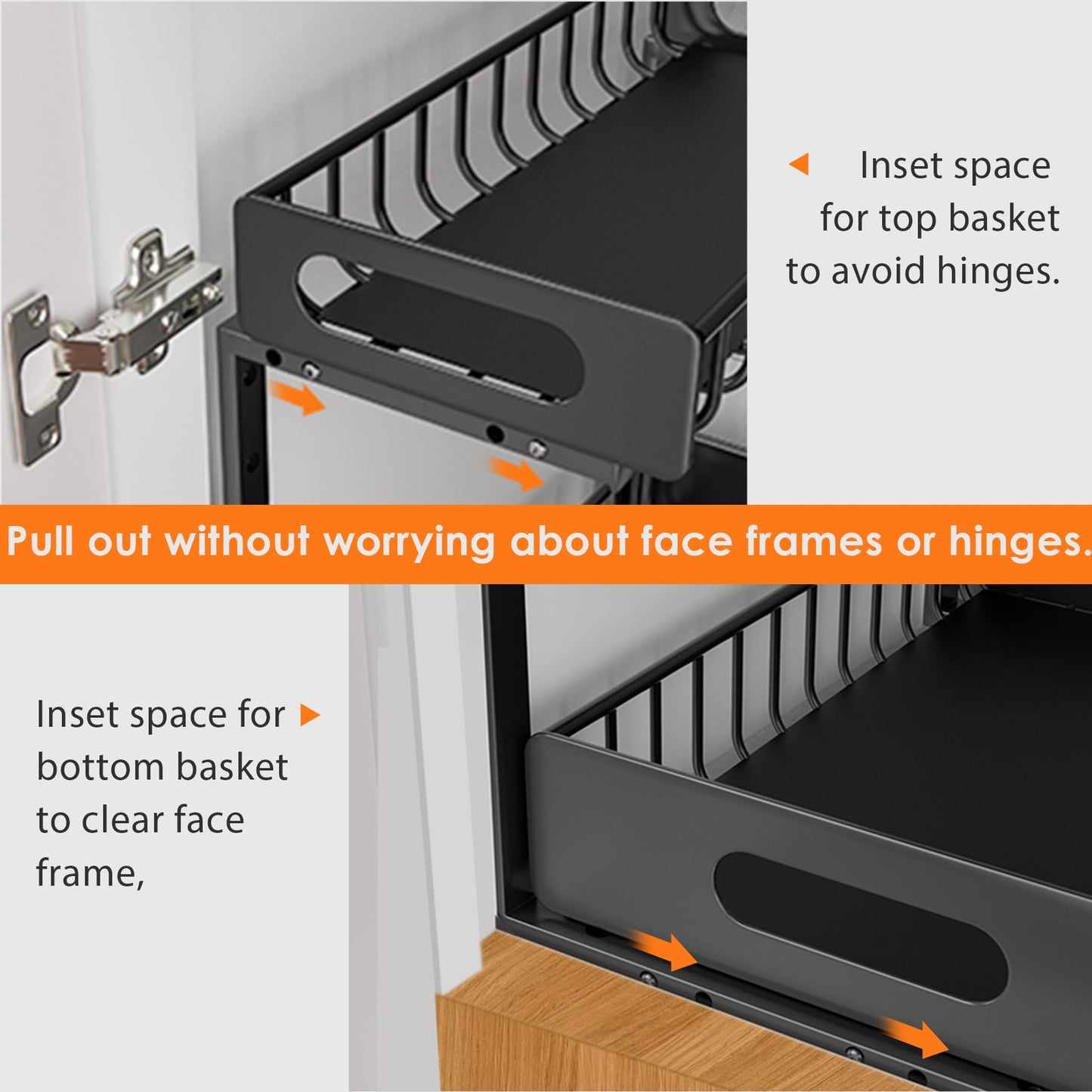 2-Tier Under Sink Organizer by HBL'