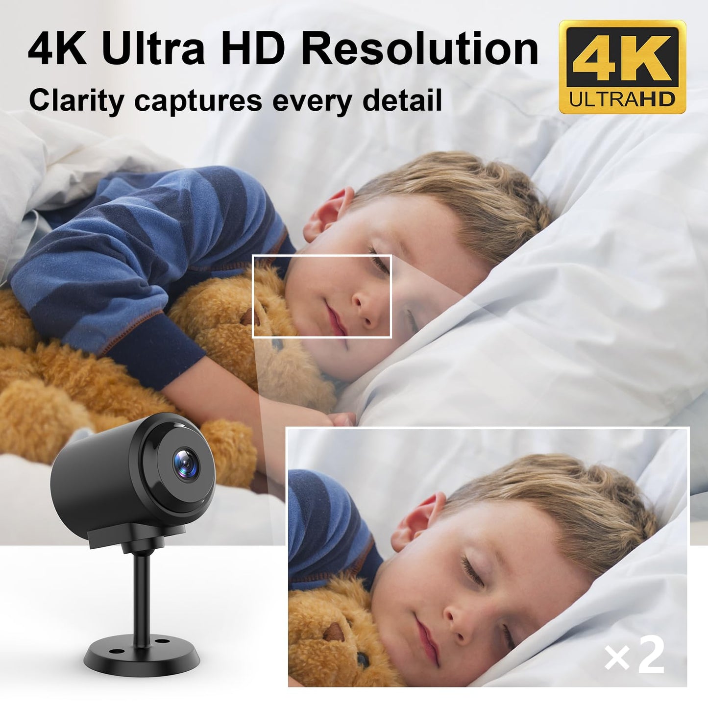 4K WiFi Security Camera with Night Vision