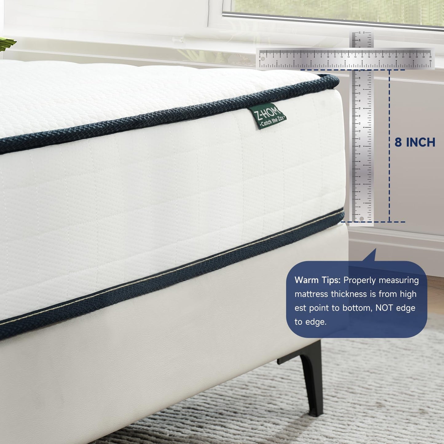 8 Inch Hybrid Innerspring Twin Mattress