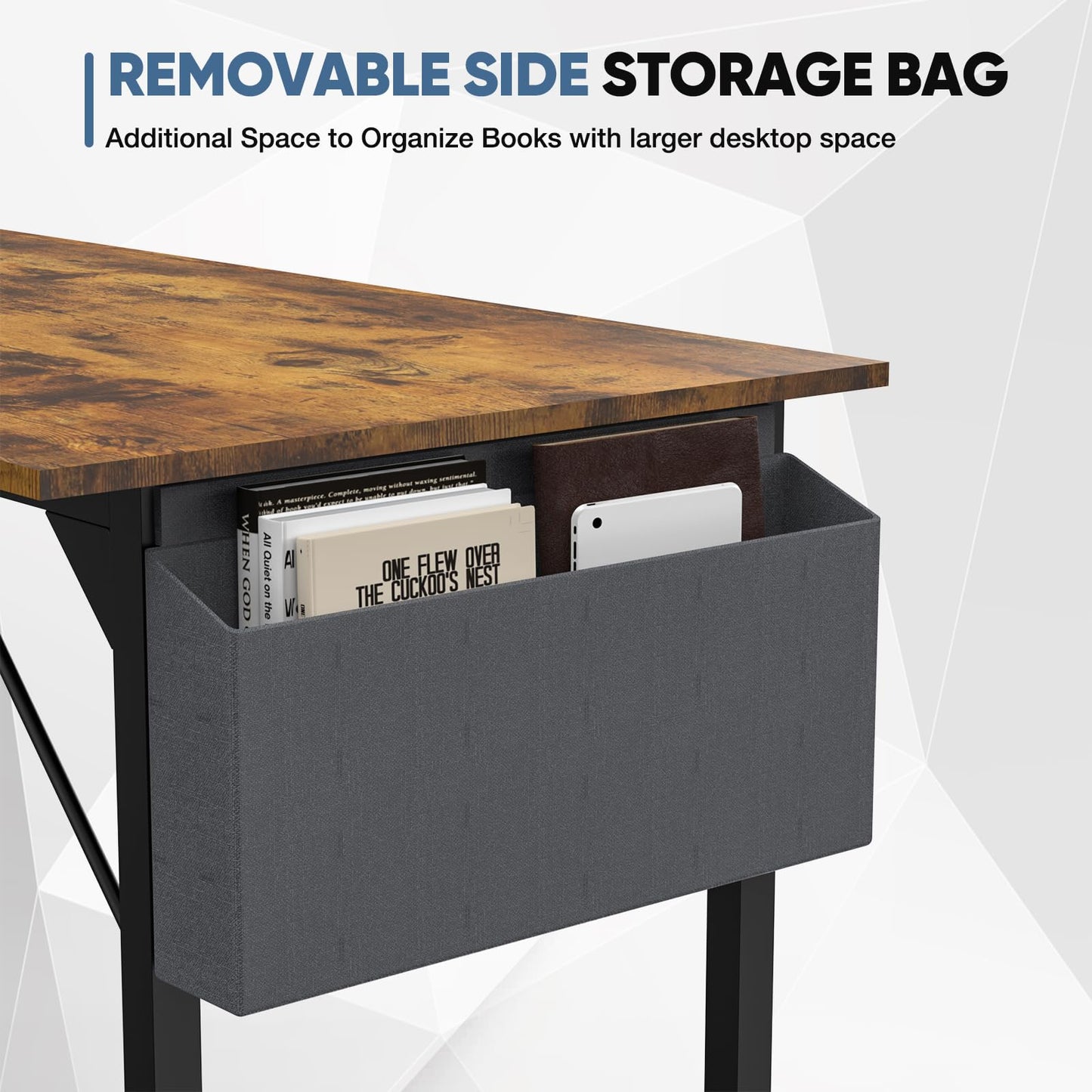 DUMOS 32 Inch Modern Computer Desk for Home