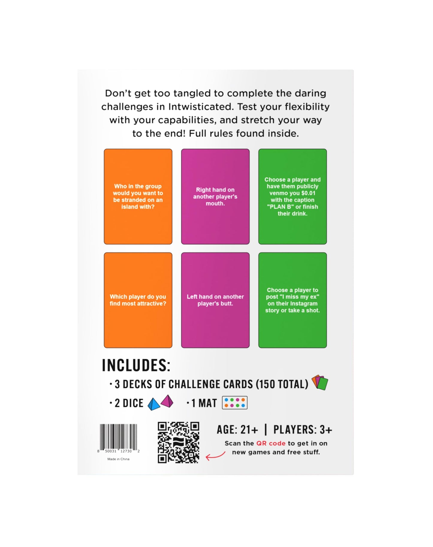 Do or Drink Party Game with Challenge Cards