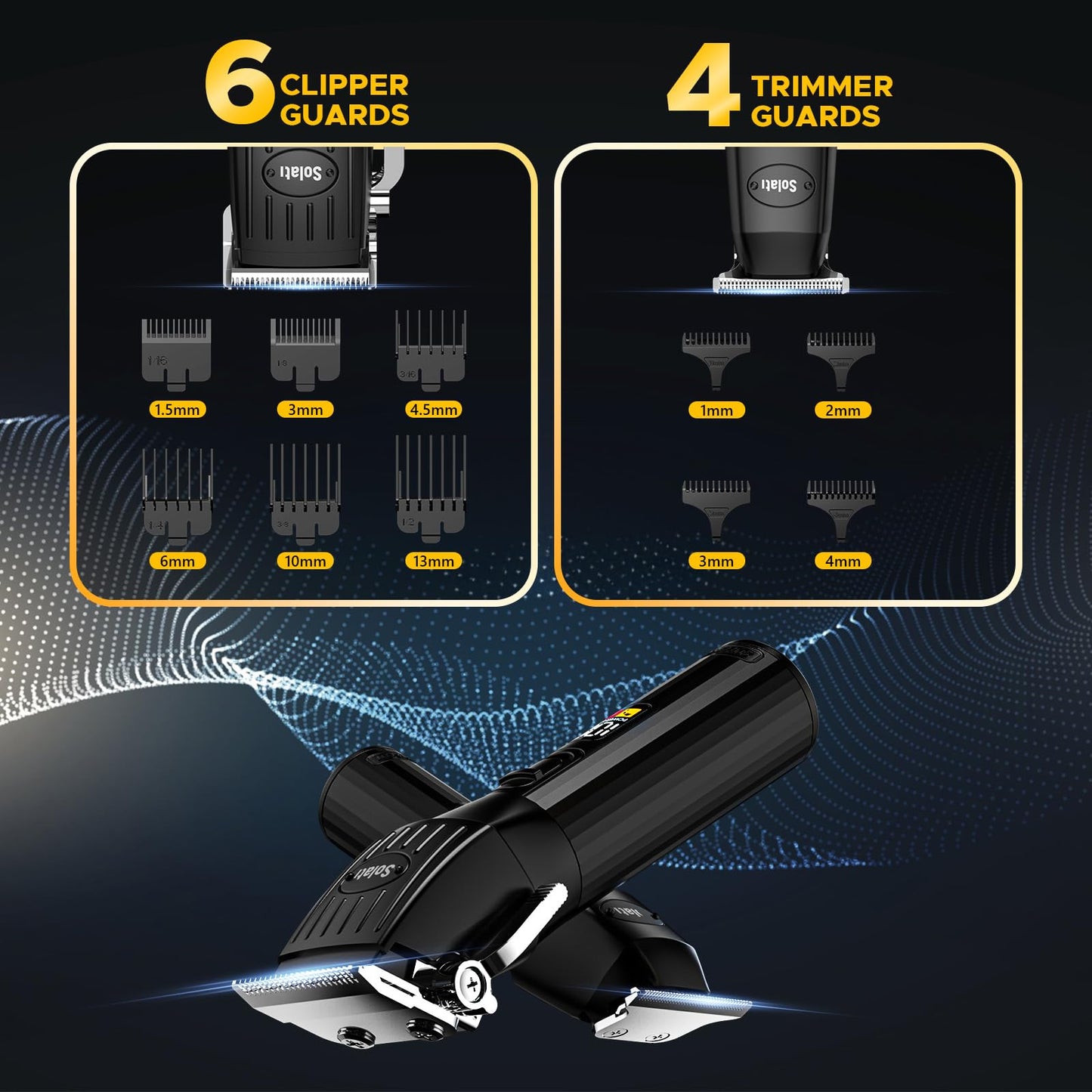 Cordless Hair Clippers Kit for Family Grooming