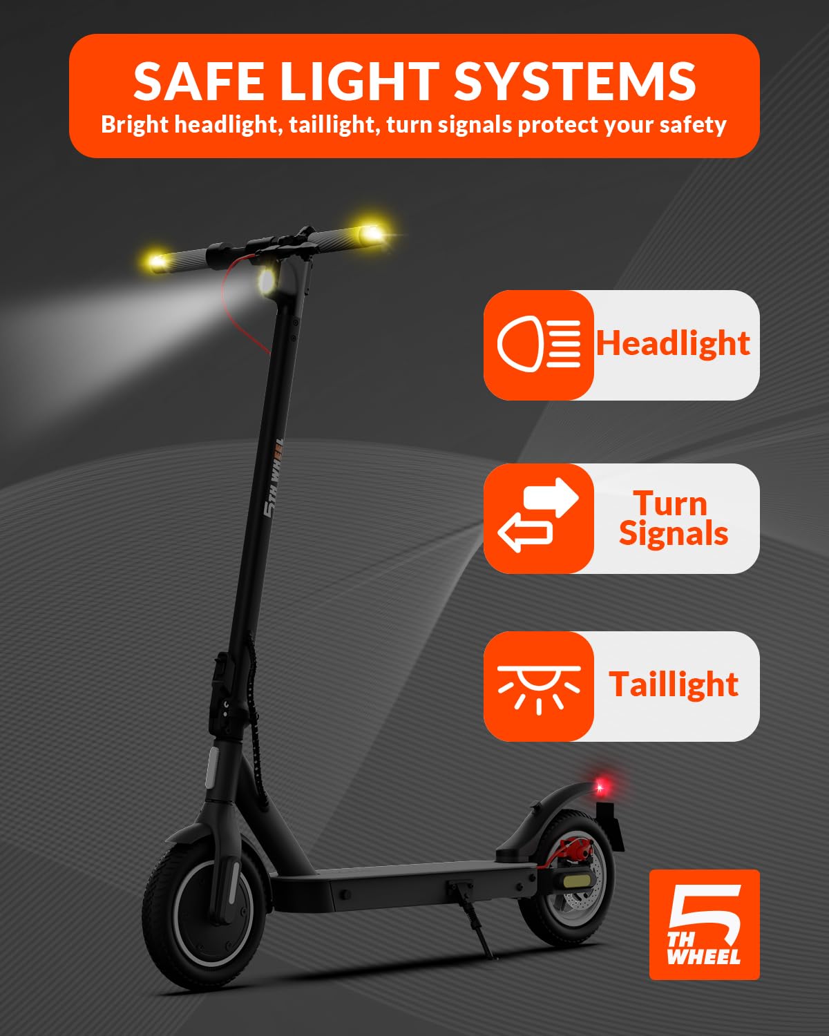 5TH WHEEL Electric Scooter with 350W Motor