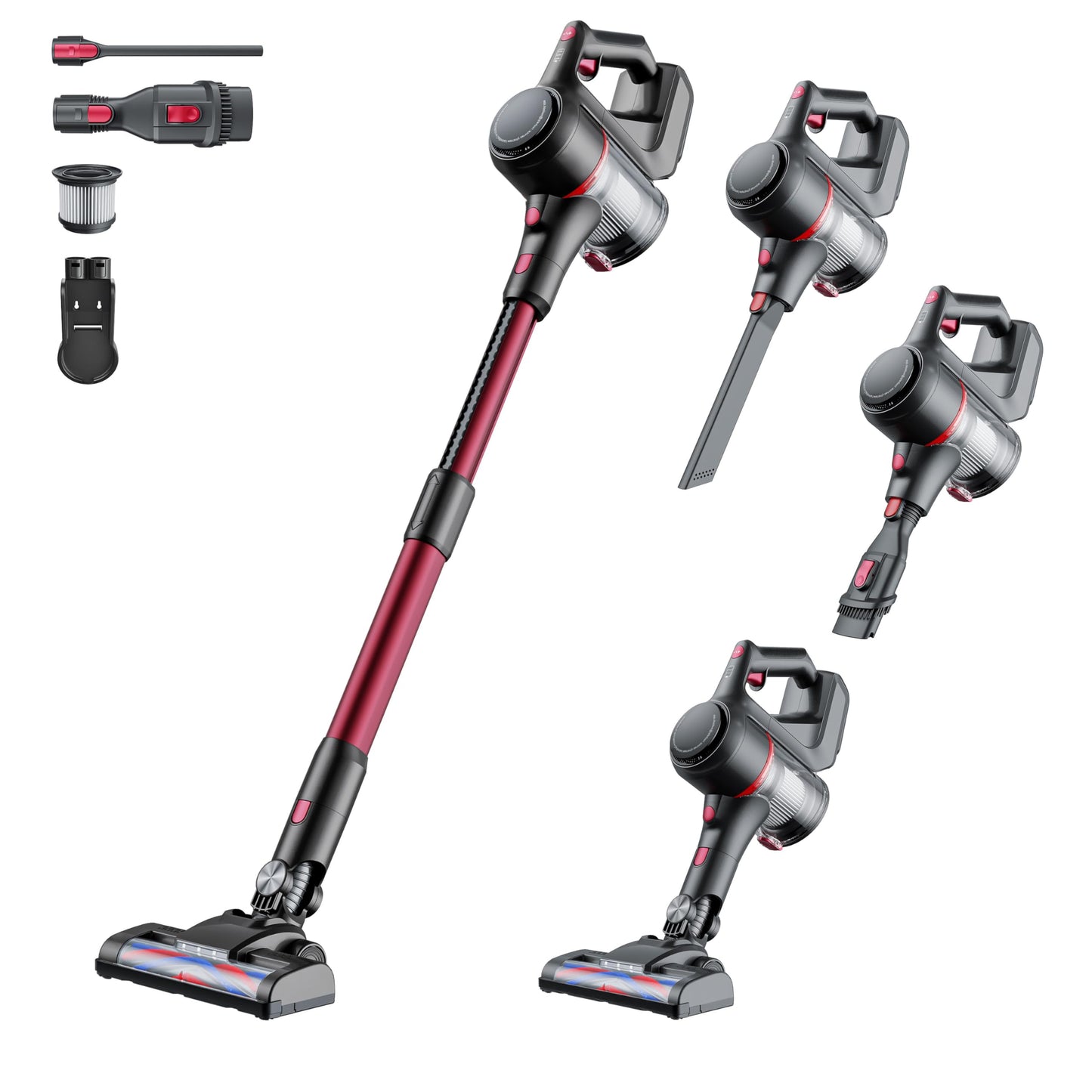 Cordless Vacuum Cleaner with Charging Dock & Battery