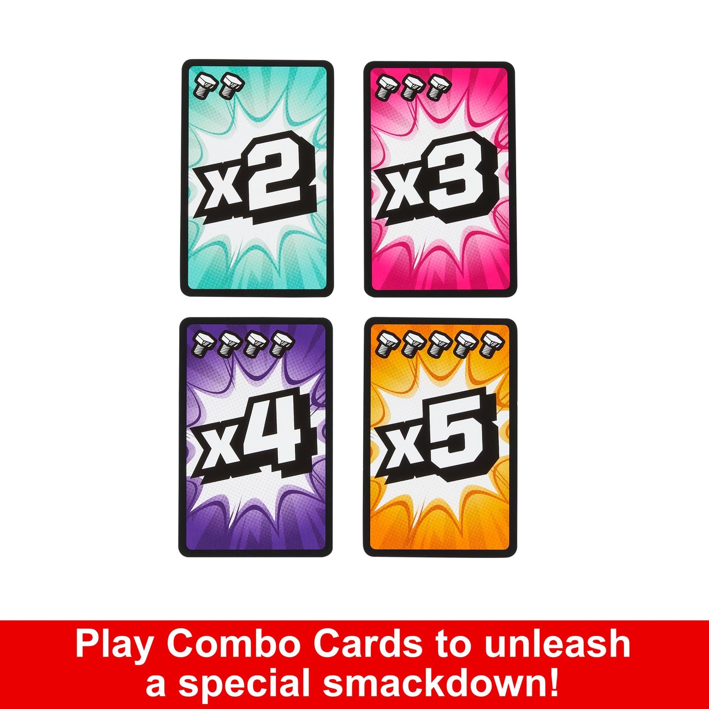 Mattel Games Rock 'Em Sock 'Em Robots Card Game