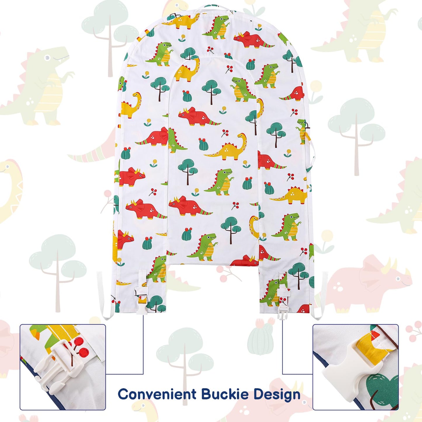Dinosaur Baby Lounger Cover for Newborns