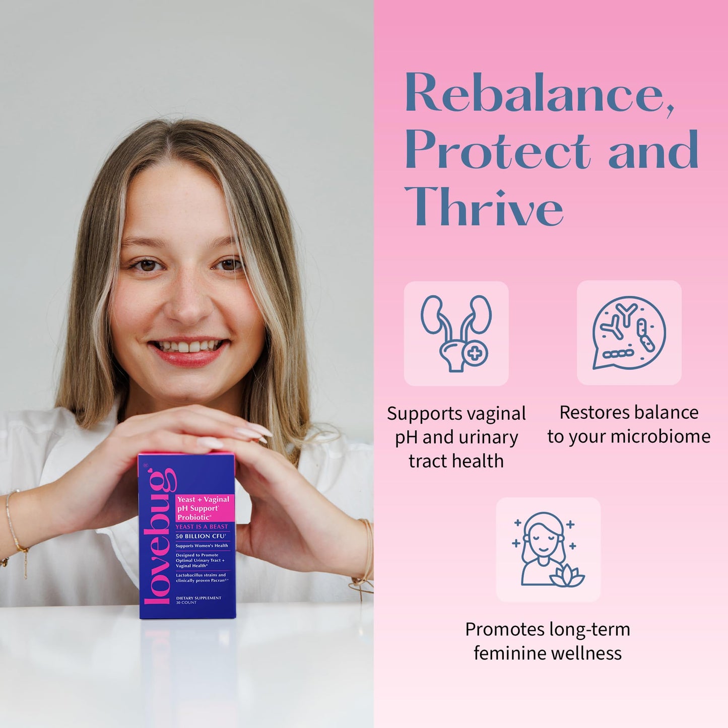 50 Billion CFU Yeast & pH Support Capsules