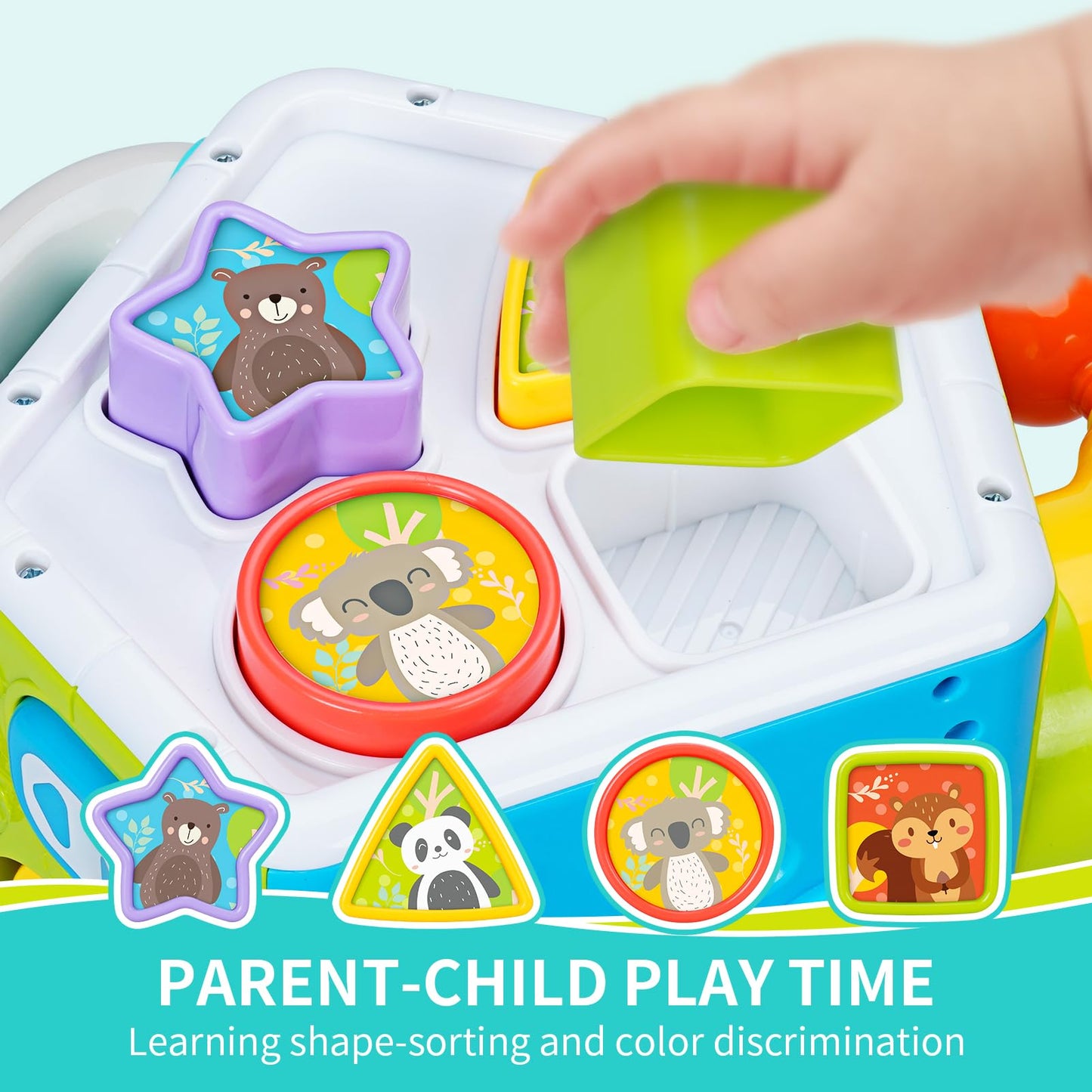 6-in-1 Activity Cube for Toddlers 1-3