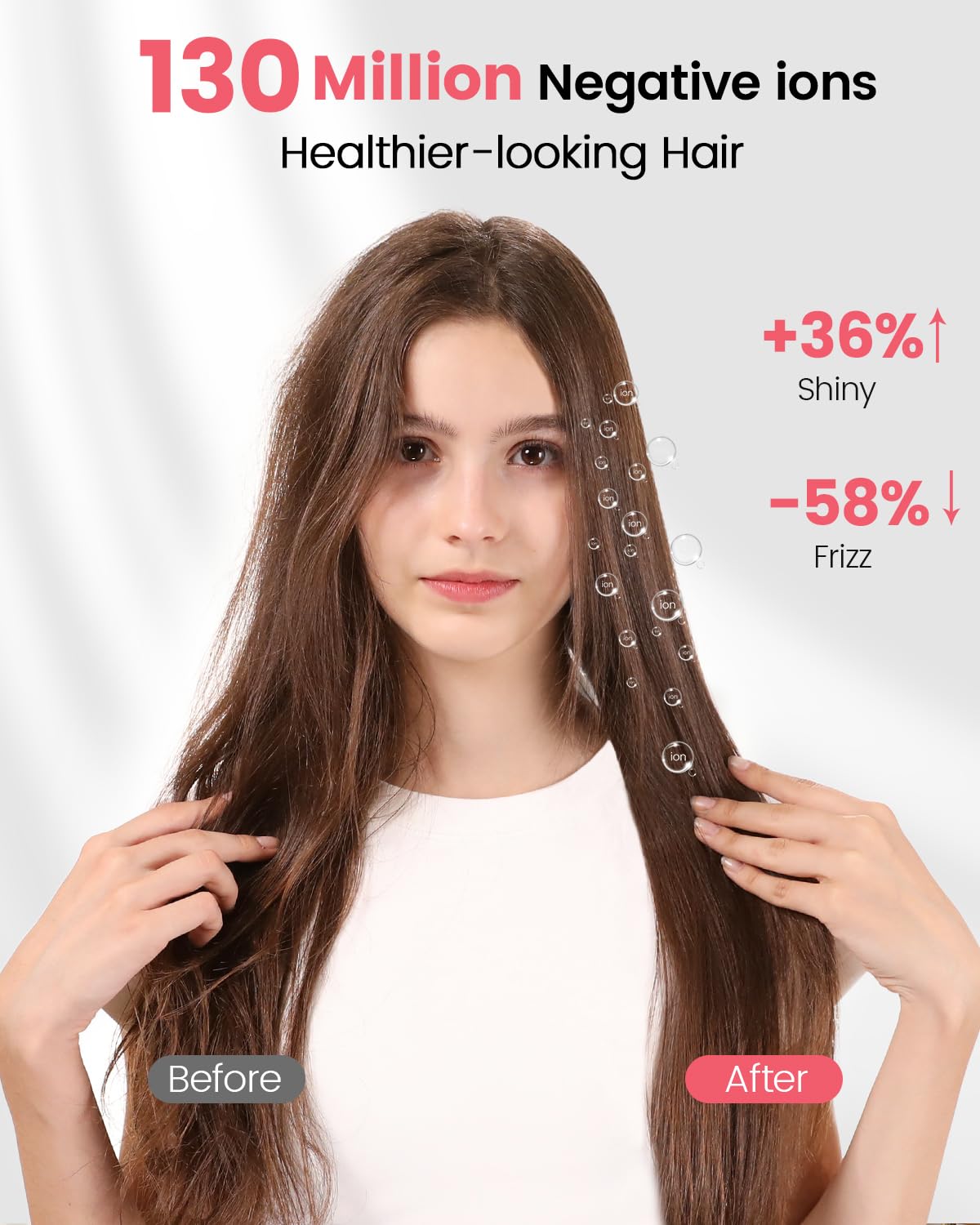 Ionic Hair Dryer with Diffuser and Cool Shot