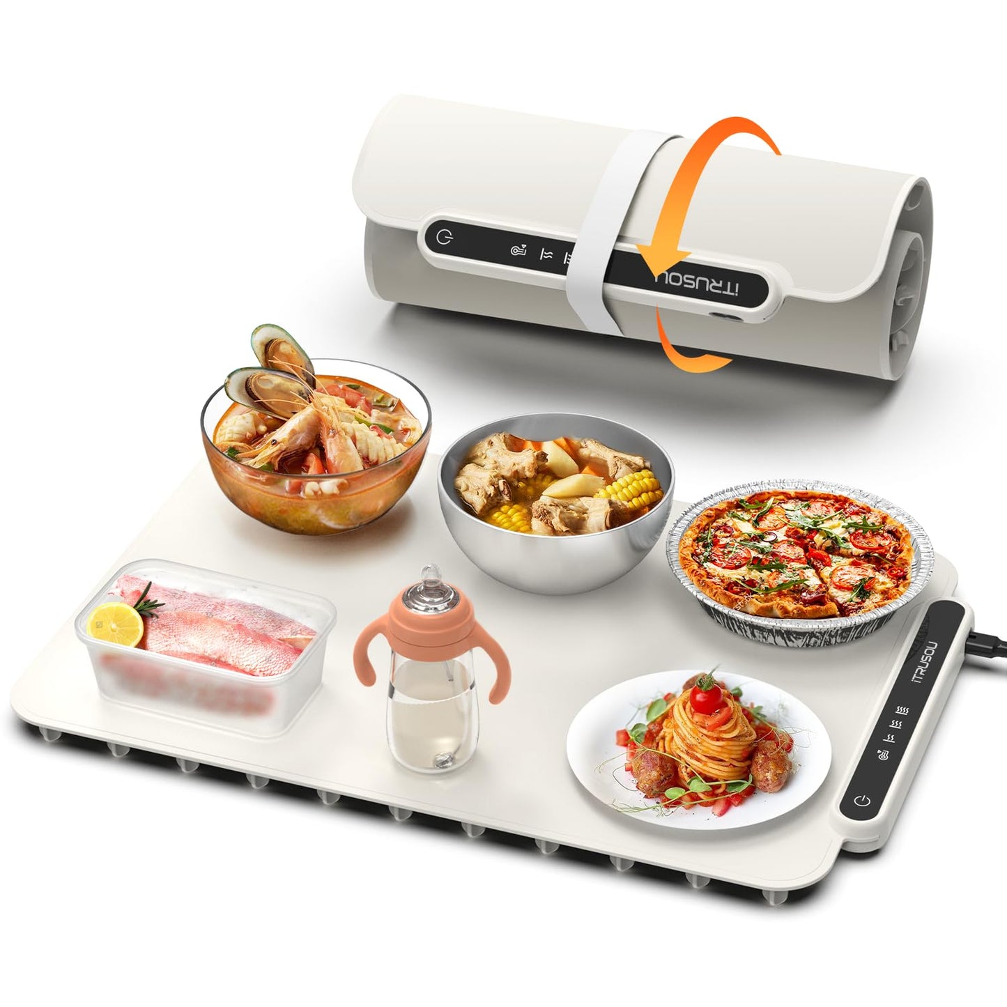 Electric Food Warming Tray with 3 Settings