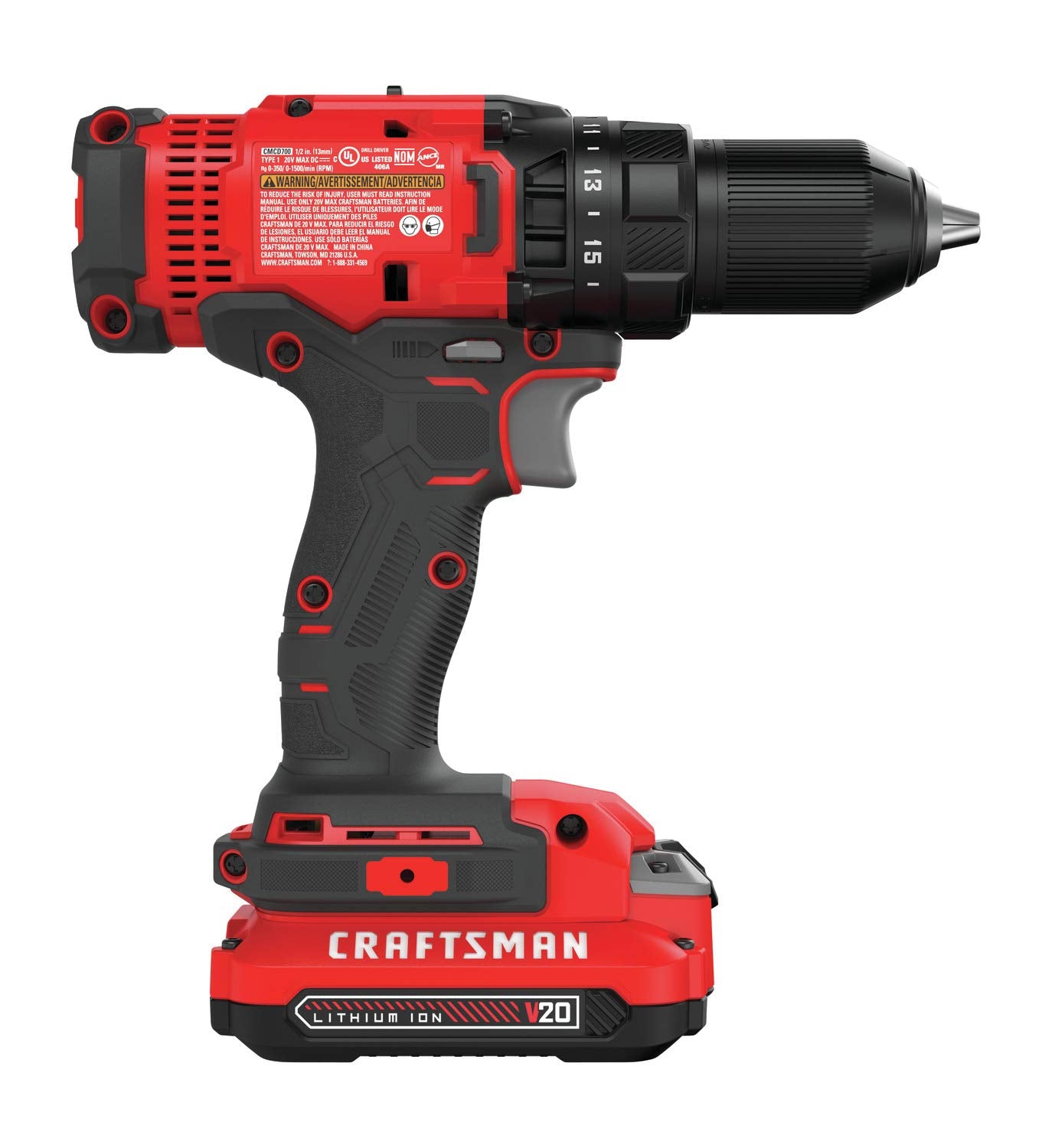 Craftsman 1/2 Inch Cordless Drill/Driver Kit