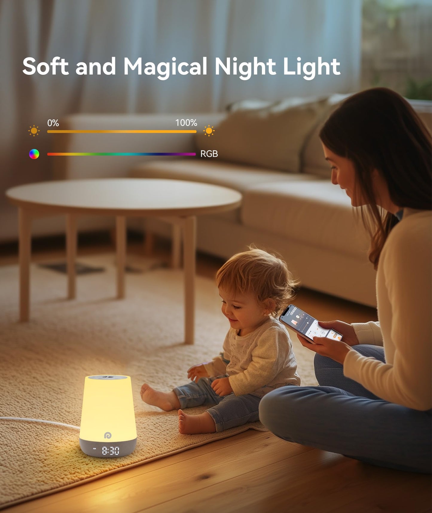 Dreamegg Sound Machine Baby With Night Light
